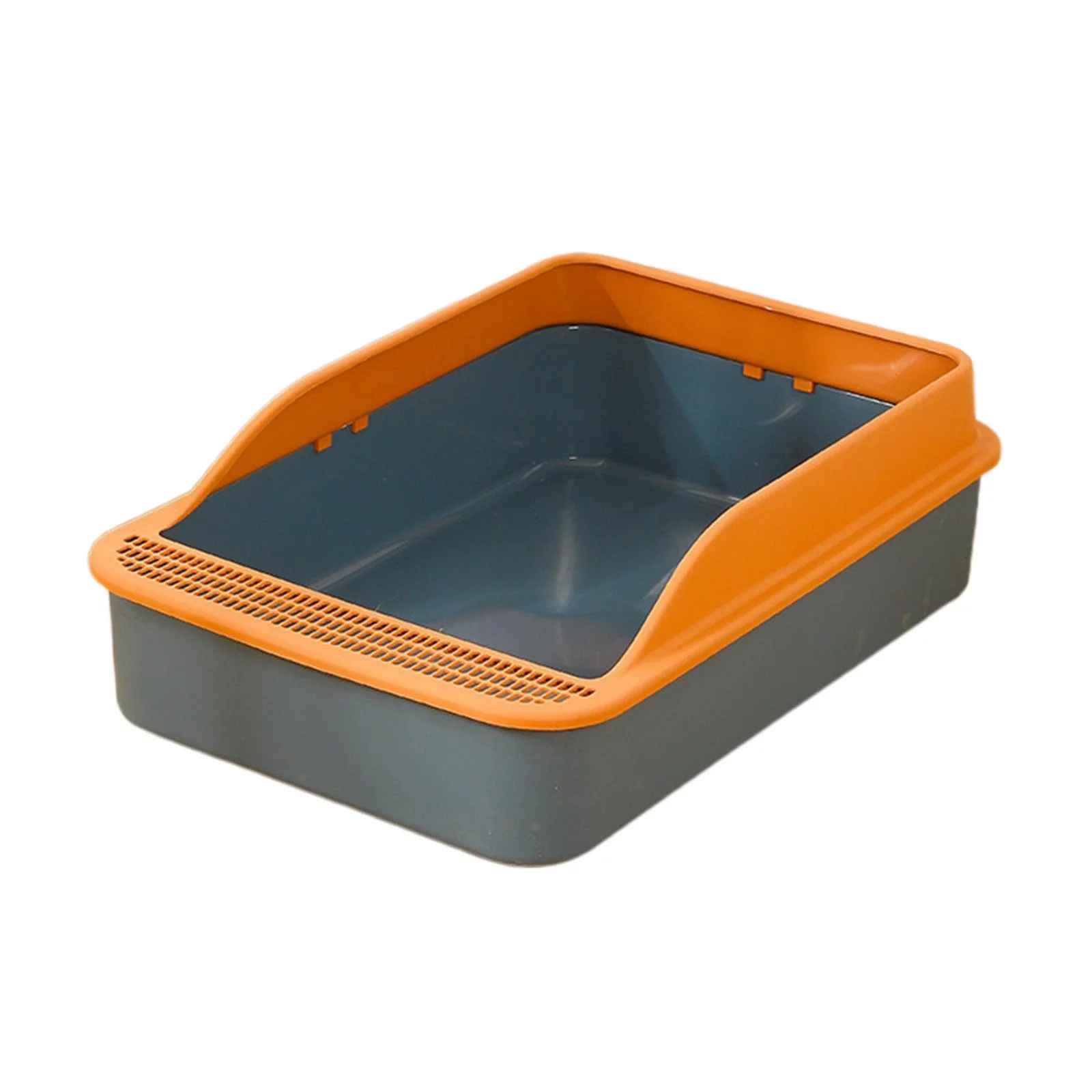 Cat Sturdy Cat Sand Box Container Open Top Pet Litter Tray for L