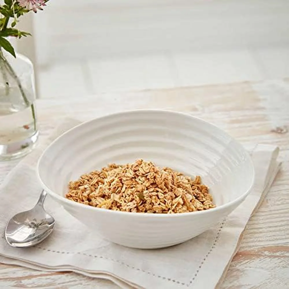 Sophie Conran White Dinnerware Cereal Bowl, 7.25-Inch