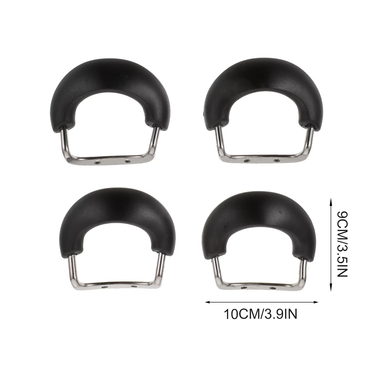 4pcs Stainless Steel Soup Pot Side Handles Stainless Steel Pot Ears (Assorted Color)