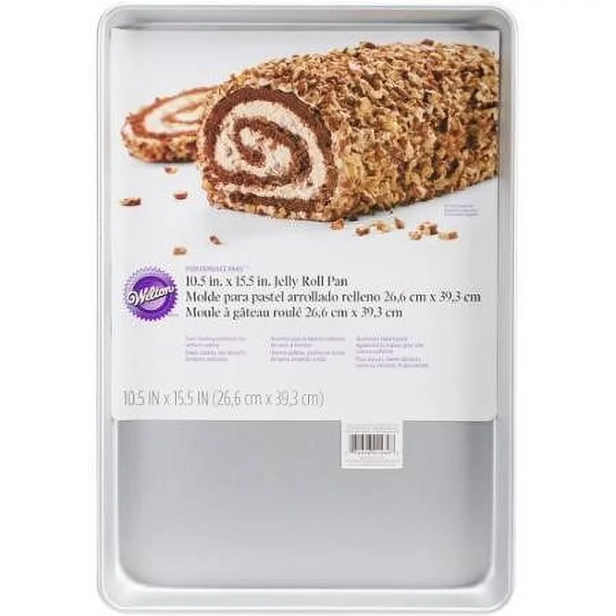 Wilton Aluminum Jelly Roll and Cookie Pan, 10.5 x 15.5 in.