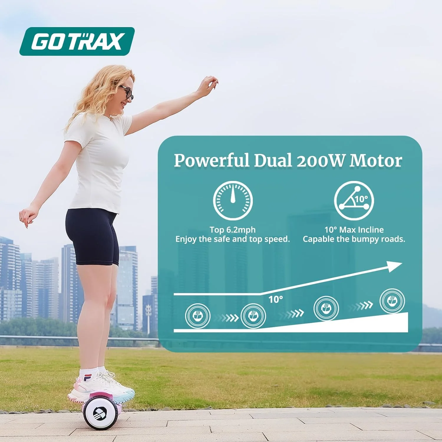 GOTRAX MARS Hoverboard for kids Adults, 6.5