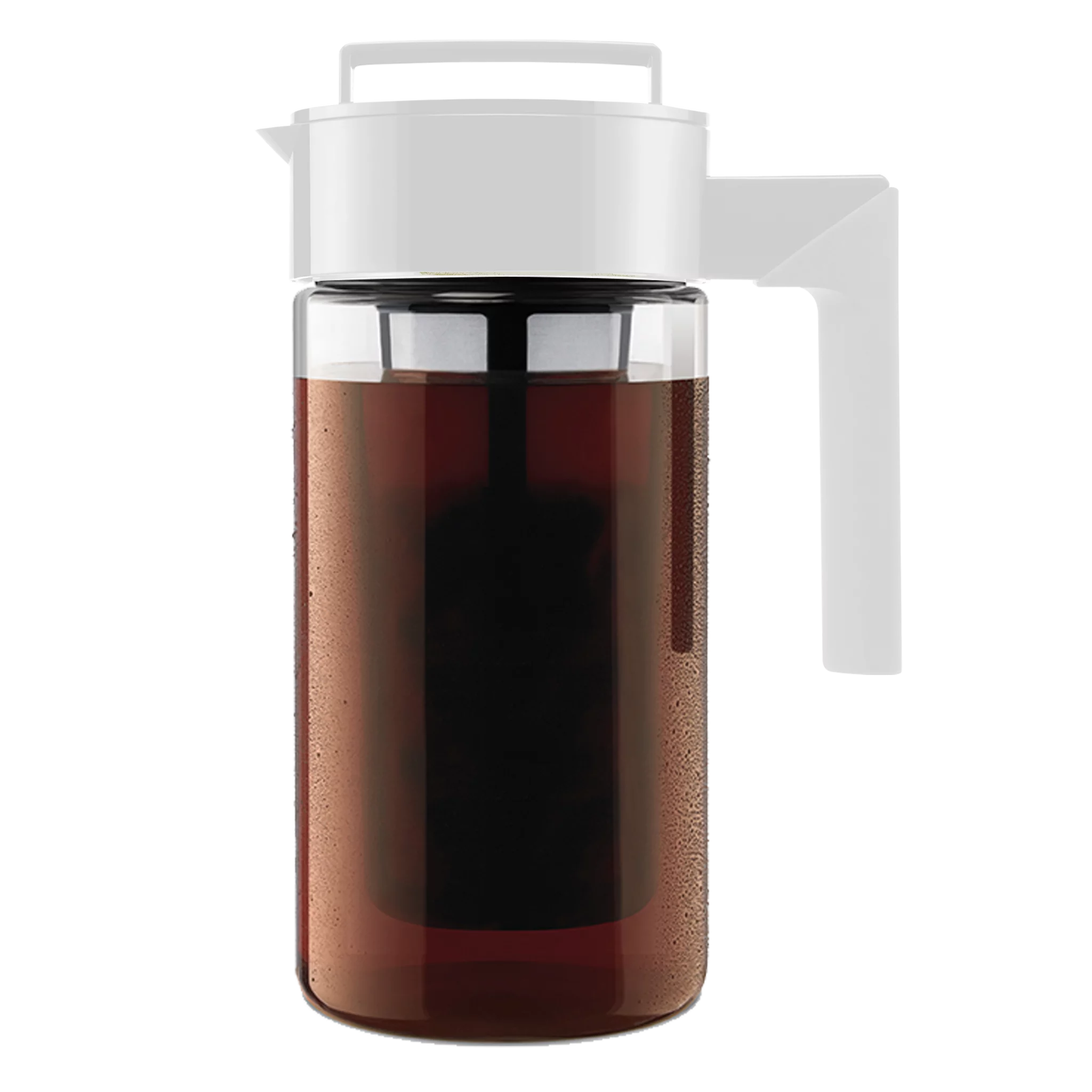 Takeya Cold Brew Coffee Maker with Airtight Lid, 1qt, White