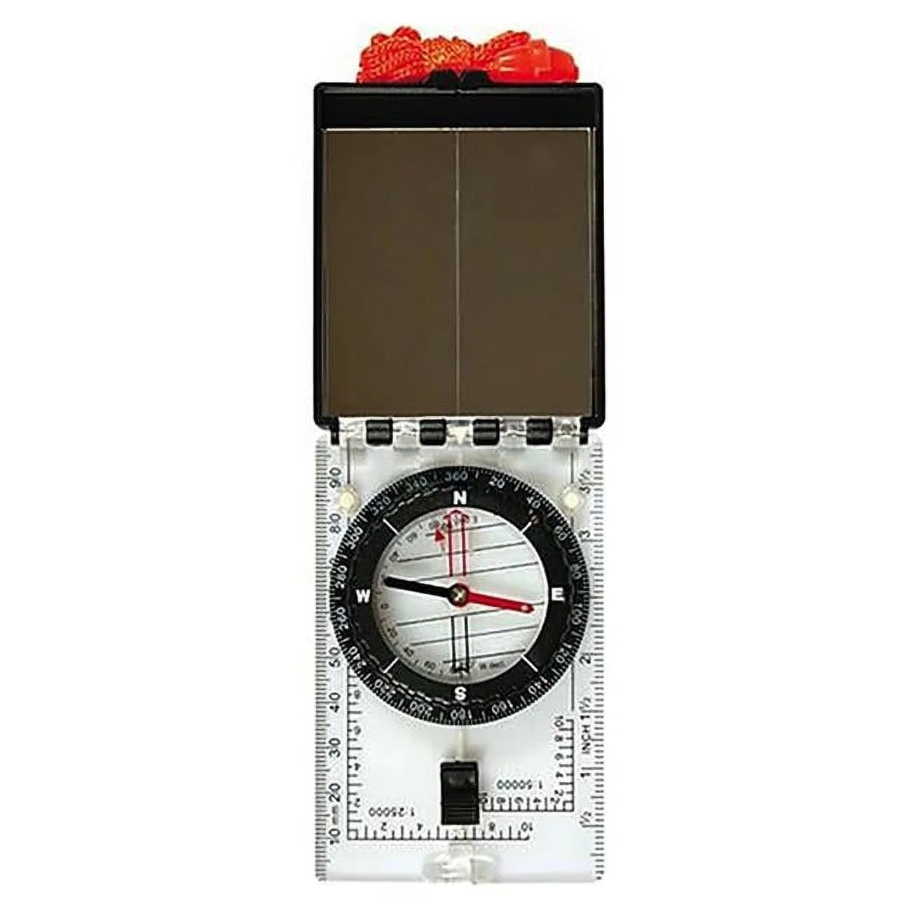 Folding Map Compass Liquid-Filled Rugged Camping