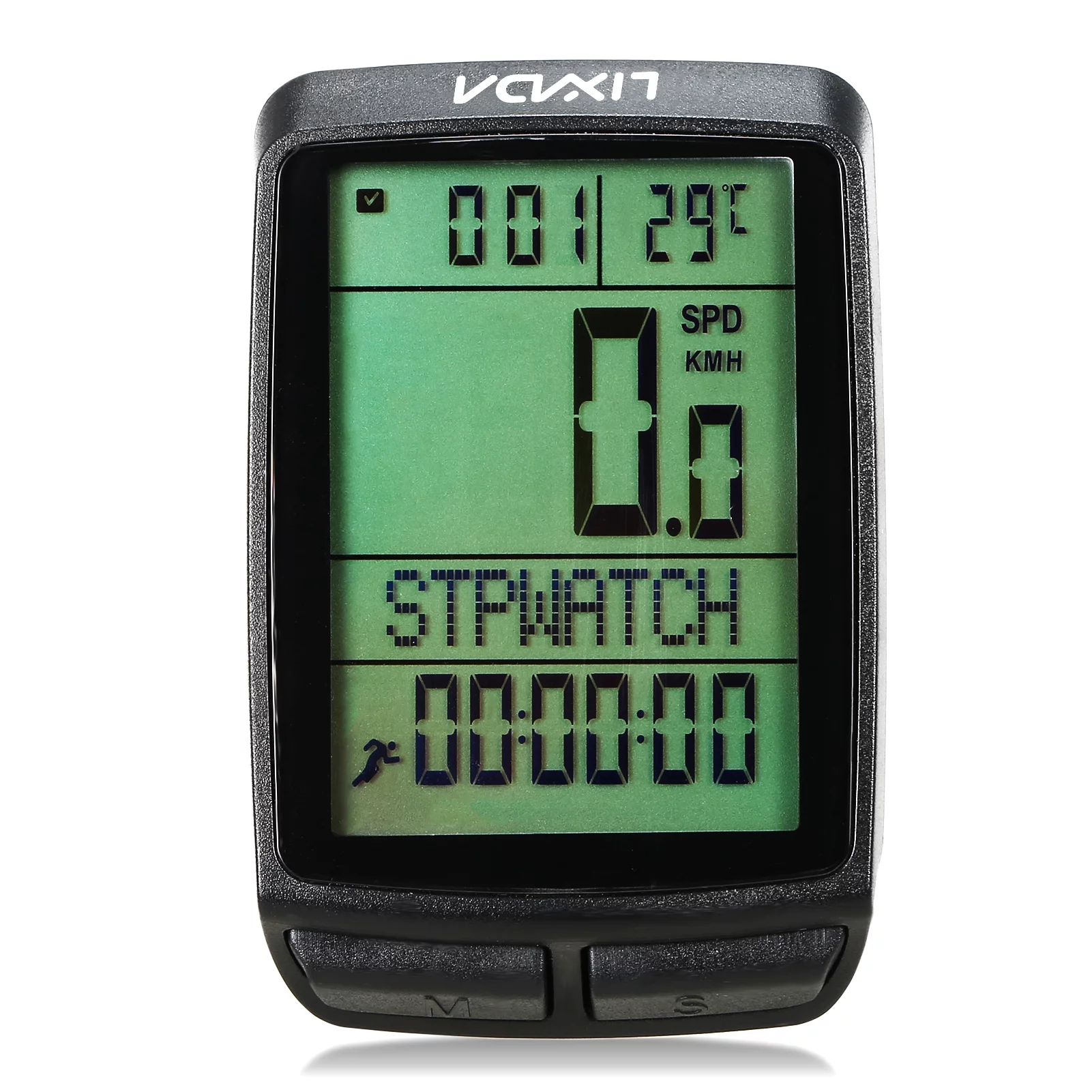 Lixada Bike Speedometer - Wireless Cycling Computer with LED Backlight for Accurate Speed and Distance Monitoring