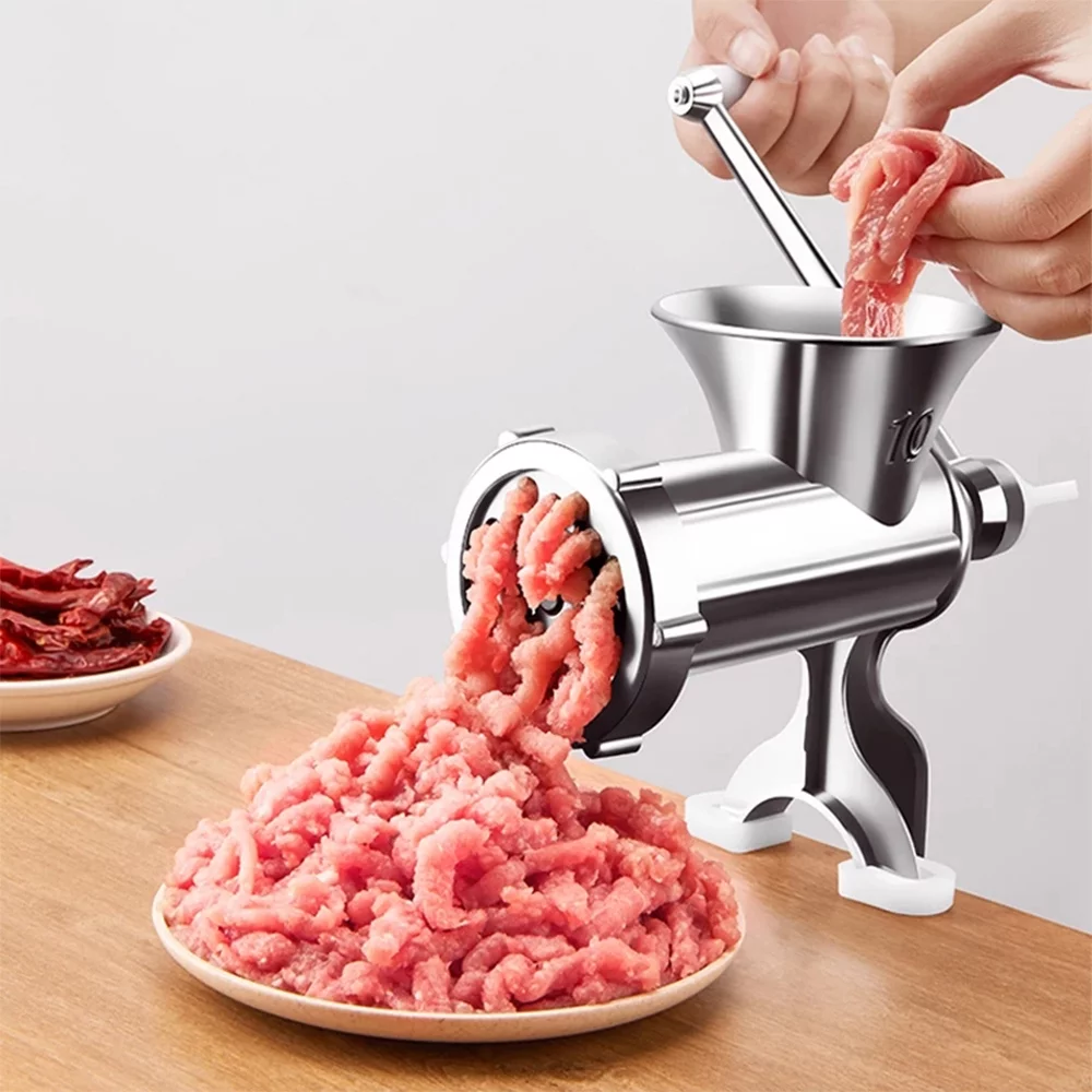 JahyShow Manual Meat Grinder Home Sausage Filling MachineFood Grinder Meat Grinder for Making Sausage Noodles