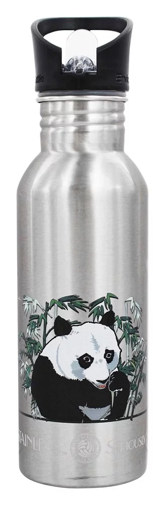 New Wave Enviro Products - Stainless Steel Water Bottle Endangered Species Collection Giant Panda - 20 oz.