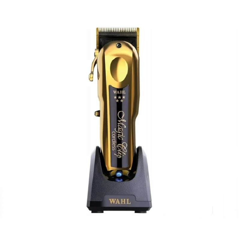 W_a_hl 8140 Professional Cordless Detailer 5 Star Series Magic Clip Hair Clipper 8140-700 Gold