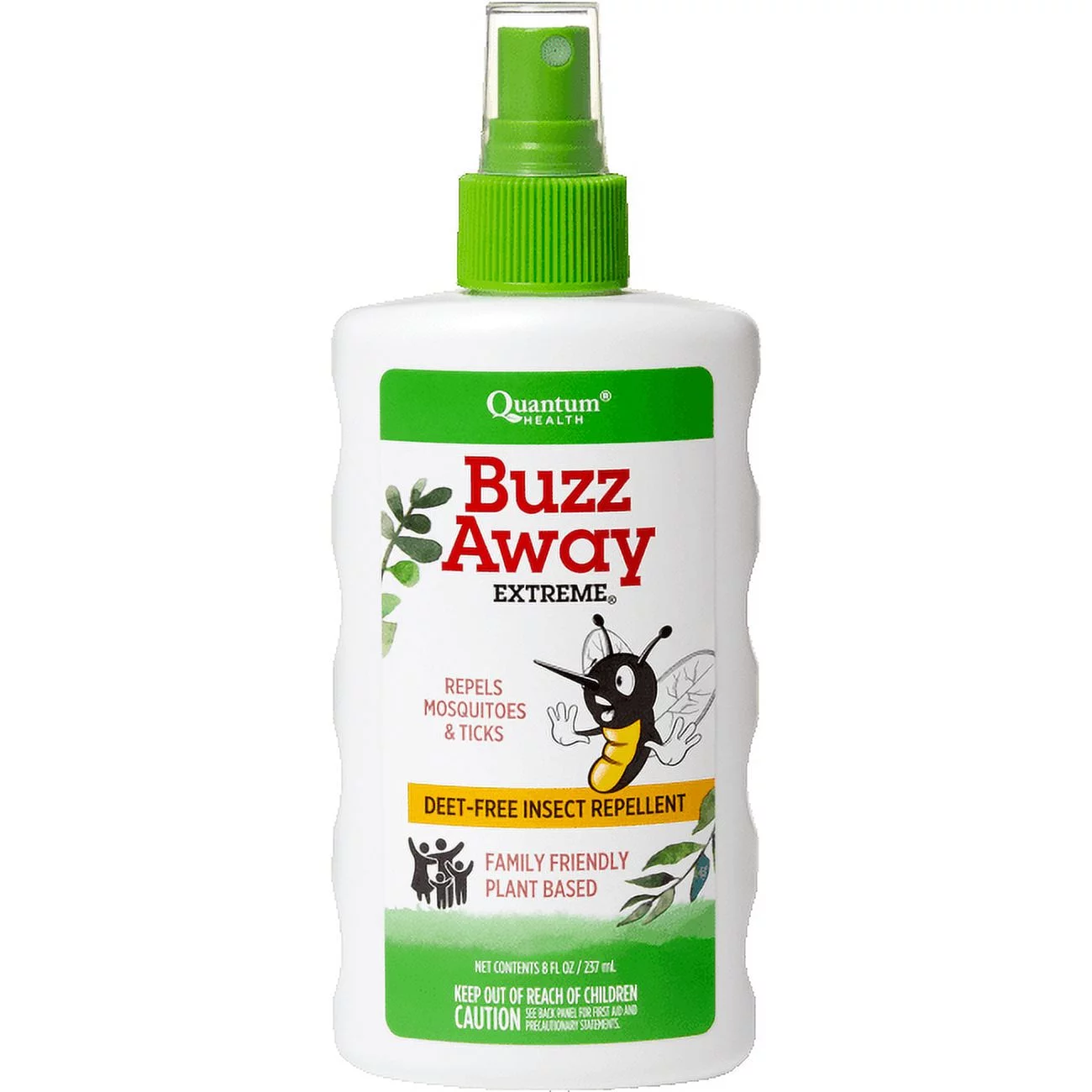 Quantum Health Buzz Away Extreme Natural Insect Repellent 8 fl oz Liquid