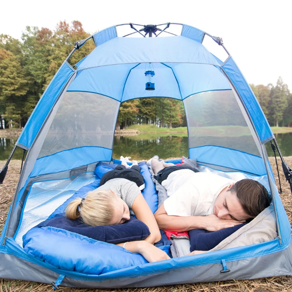 OWSOO Waterproof Two Layer Dome Tent for 5 8 People, Instant Pop Tent for Backpacking and Camping