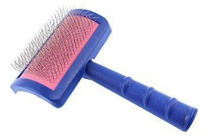 Blue Universal Slicker Brush Professional Dog Grooming Tool Choose Regular Size (Large)