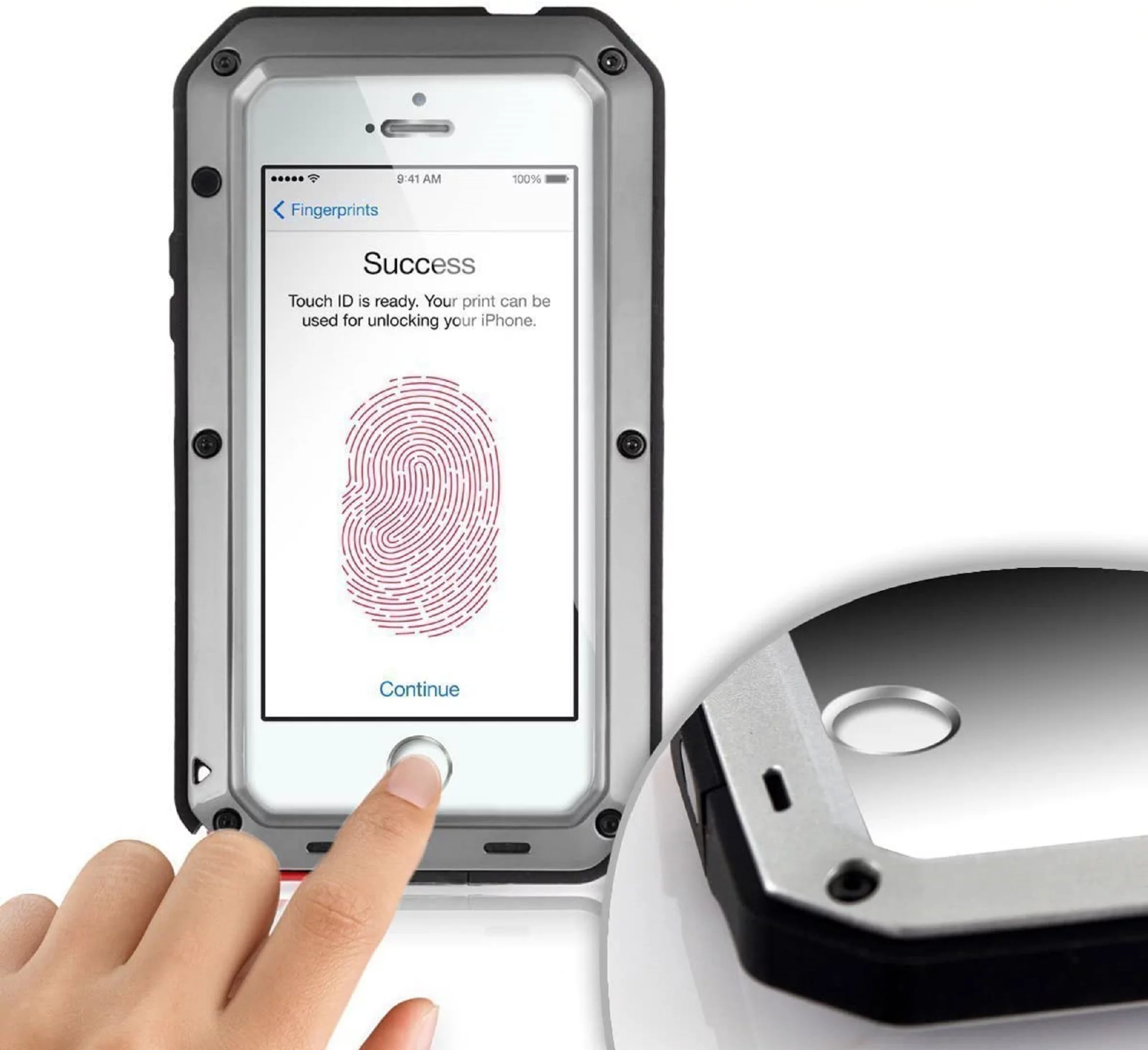 Gorilla Glass Aluminum Metal iPhone SE 2022 (Gen3) Case (Silver) Heavy Duty Military Grade Shockproof and Scratch Resistant Protection, Rugged Outdoor Travel