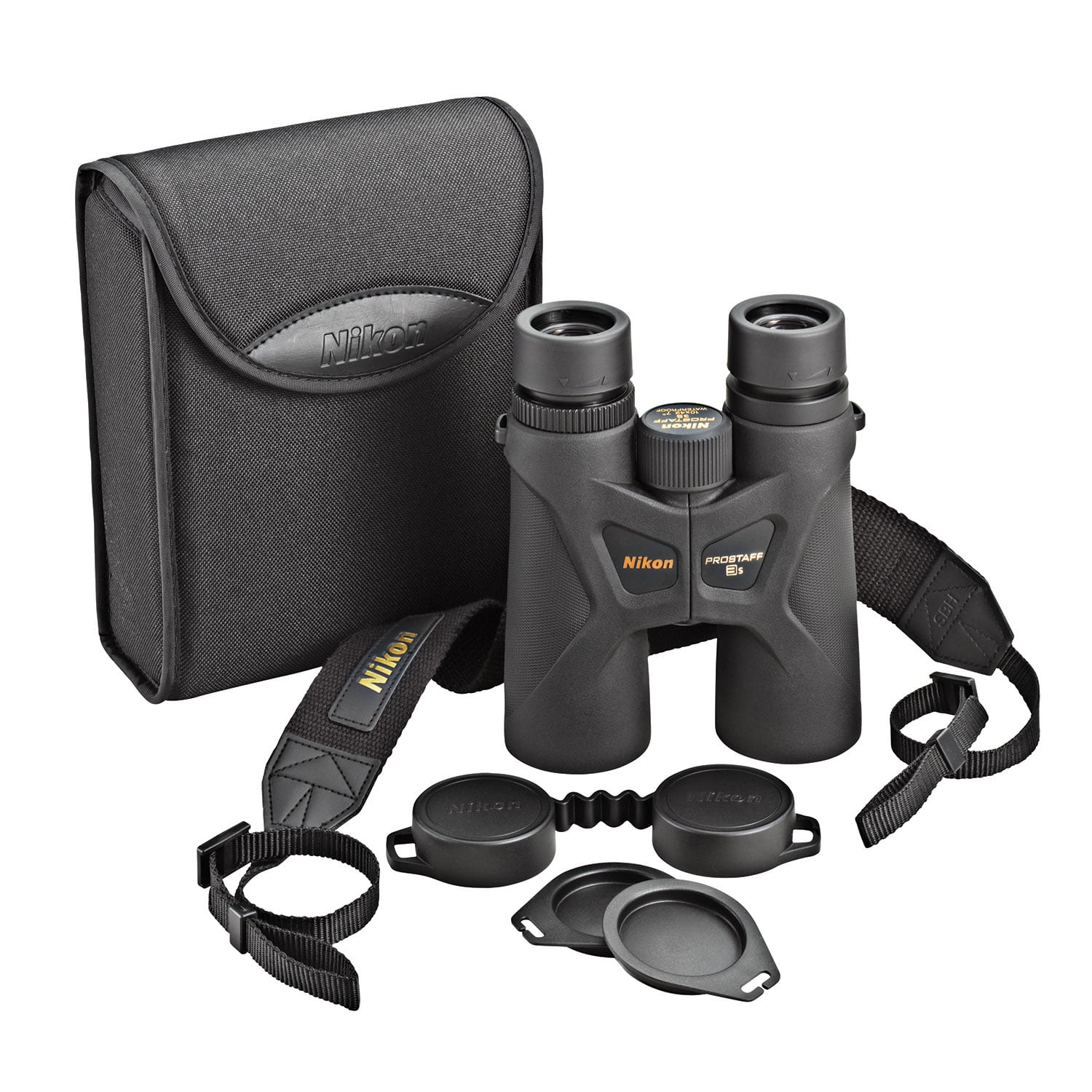Nikon ProStaff 3S 10 x 42mm Multi Layer Lightweight Waterproof Binoculars, Black