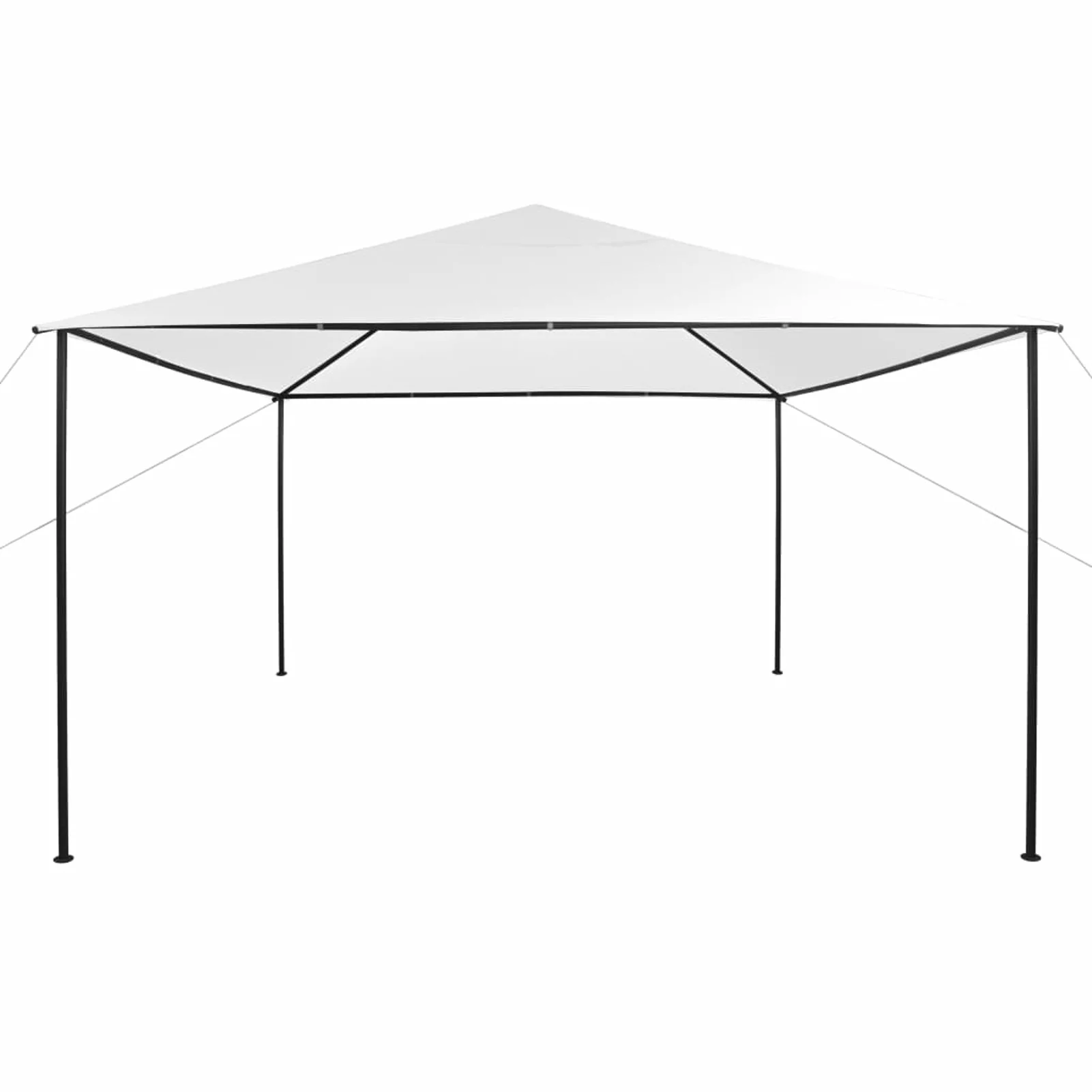 Anself Gazebo with Steel Frame Garden Canopy Tent Sun Shelter Wine for Patio, BBQ, Wedding, Party, Camping Trip, Festival Cater Events 157.5 x 157.5 x 106.3 Inches (L x W x H)
