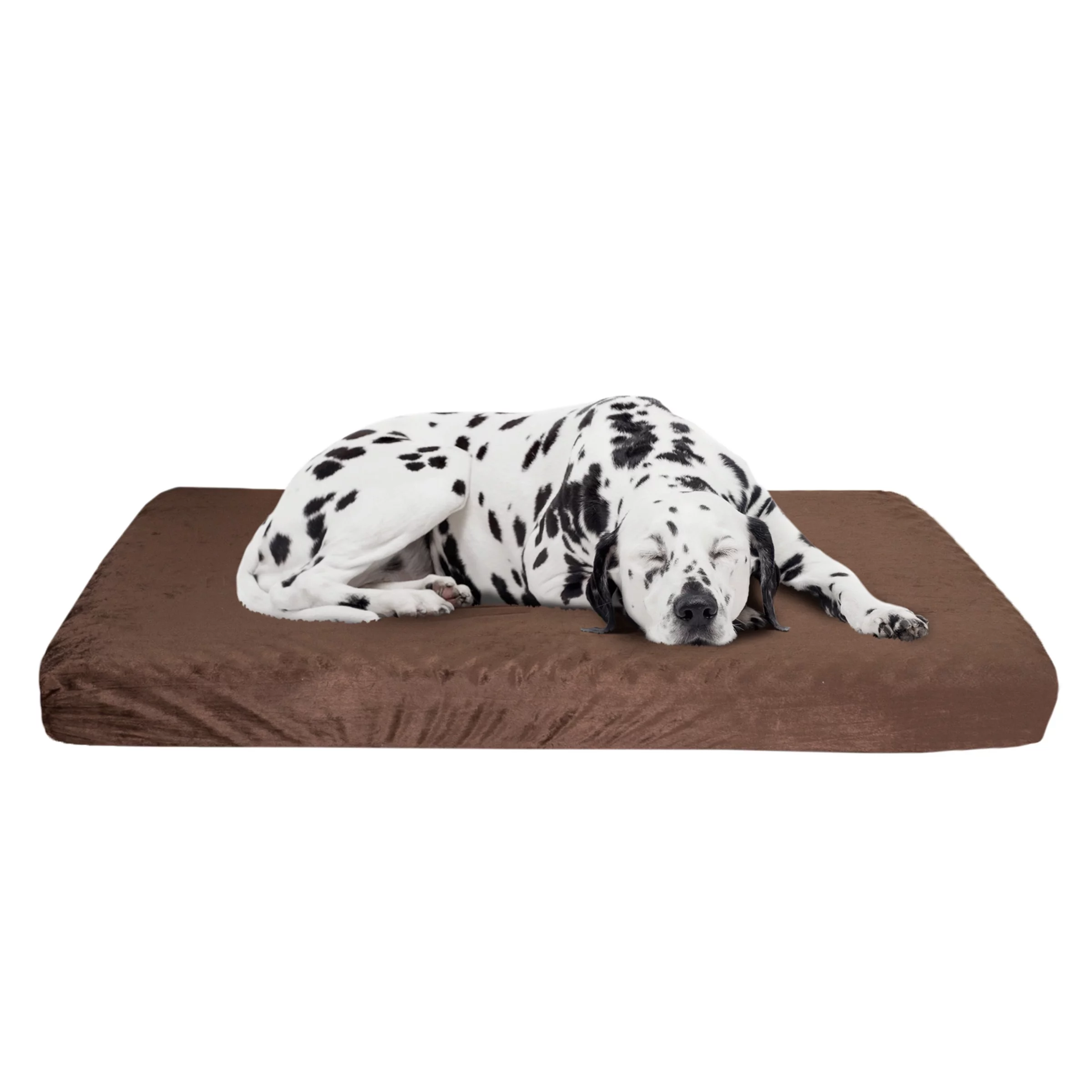 Orthopedic Pet Bed - Egg Crate and Memory Foam with Washable Cover 46x27x4 by PETMAKER - Brown
