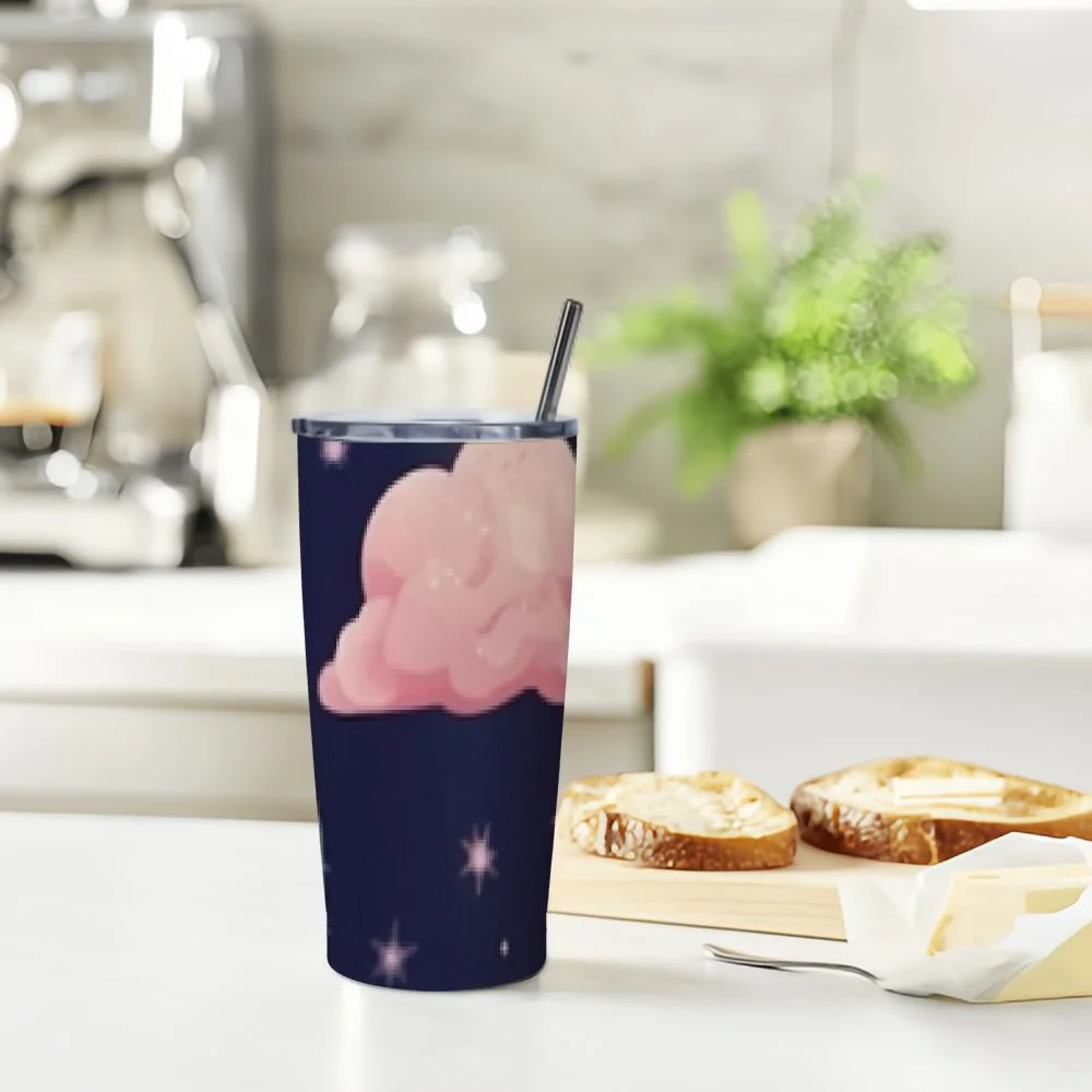 GOSMITH  Succulent Cactus Insulated Water Bottle, Stainless Steel Vacuum Double Walled Flask with Wide Mouth, Keeps Hot & Cold