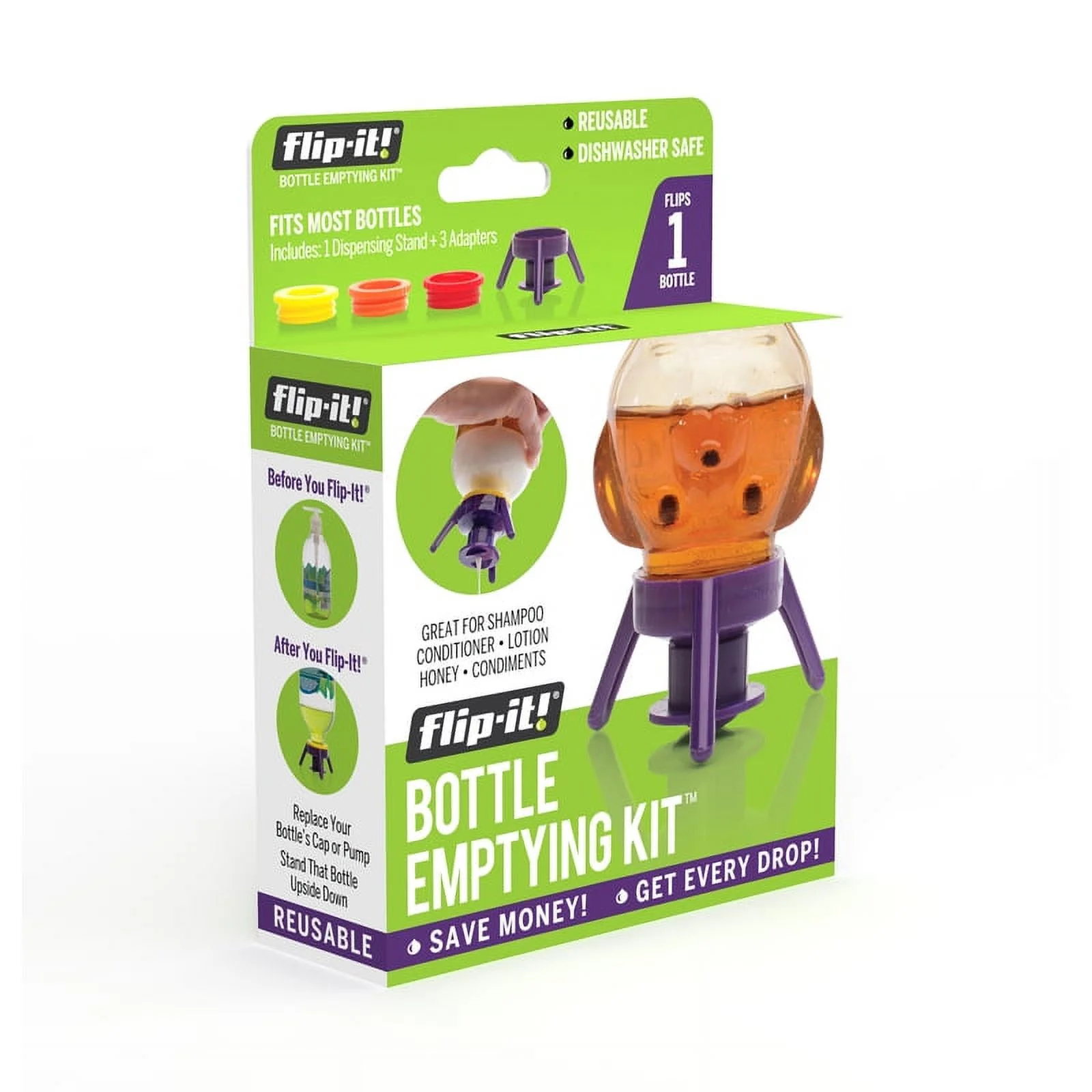 Flip-It! Bottle Emptying Kit, Single Pack ? Kitchen/All-Purpose