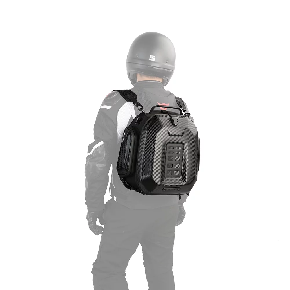 Rhinowalk Motorcycle Bag, Spacious Rearseat Storage for Tools, Helmets, and Riding Gear