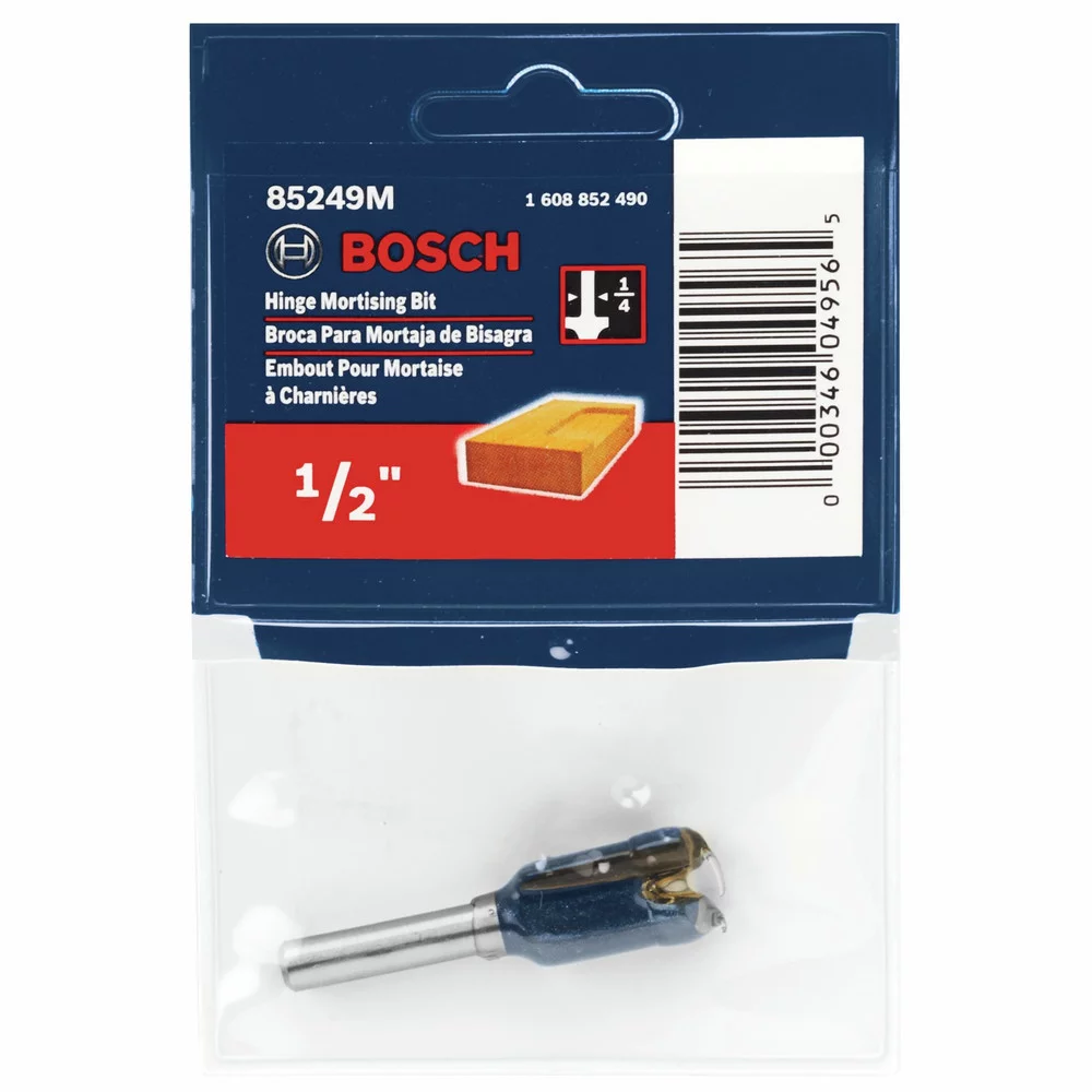 Bosch 85249MC 1/2 in. x 3/4 in. Mortising Carbide-Tipped Router Bit