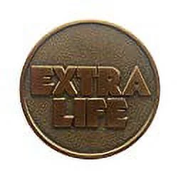 Extra Life Coin Quarter - Ready Player One Extra Life Props Replica - Bronze