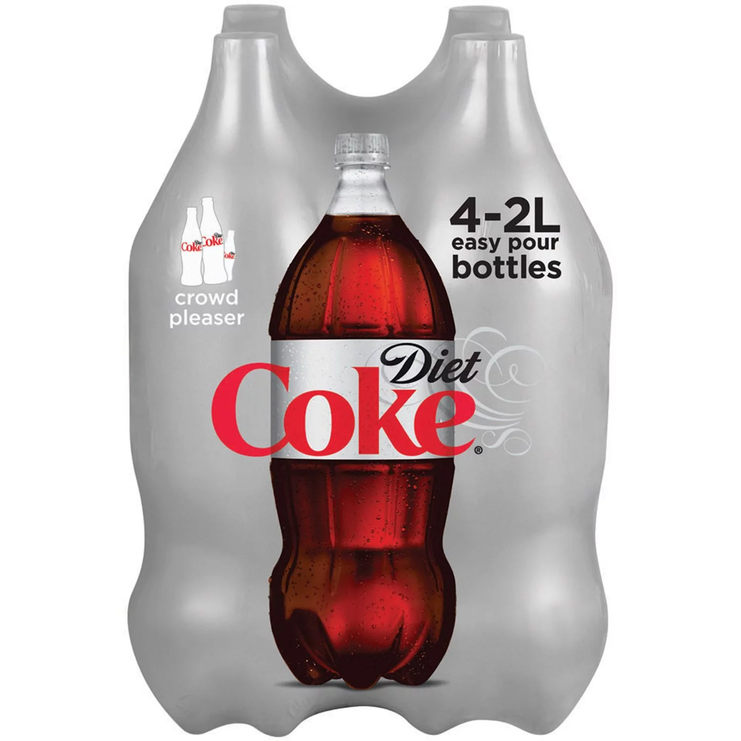 Coca Cola-Diet Coke 2 Liter Bottles (Pack Of 4): Sports Drinks