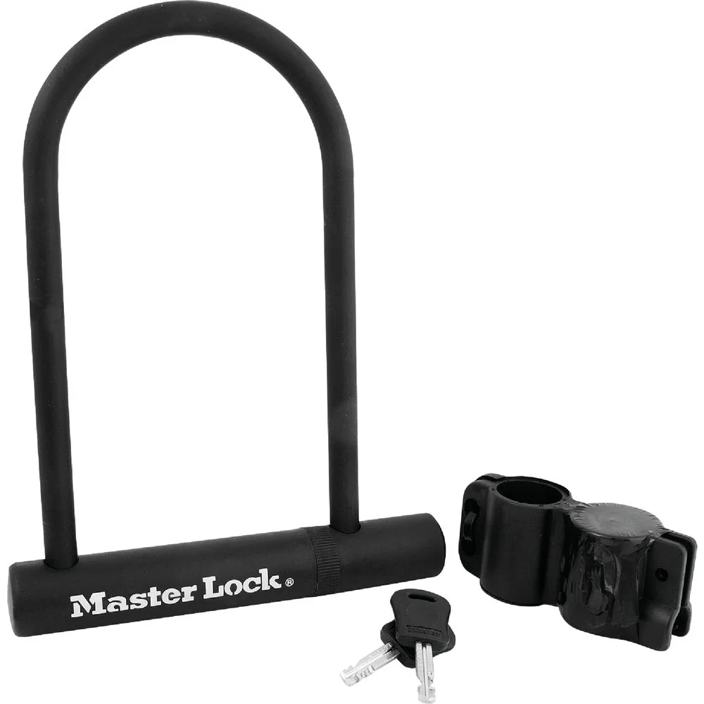 1 PK, Master Lock 4 In. x 8 In. U-Bar Bicycle Lock