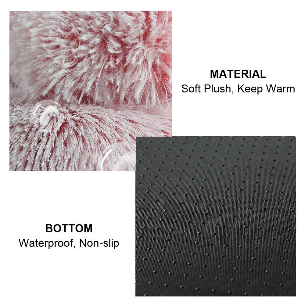 Pet Artist Dog Cave Bed Round Plush Cuddler Warm Cushion Igloo House Crate Cat Calming Bed