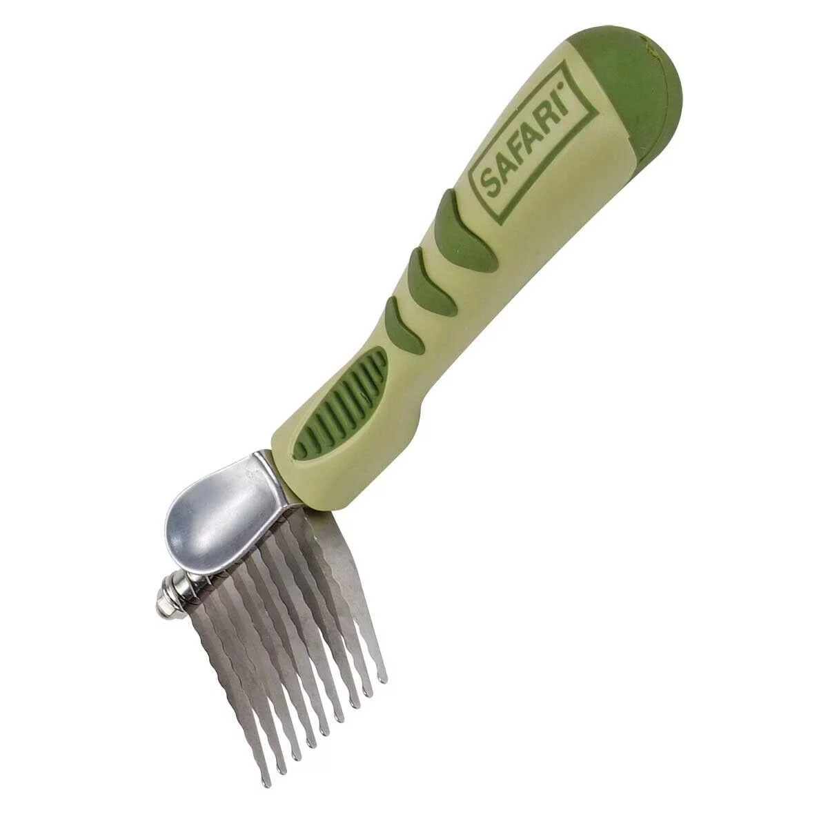 9 Blade Dematting Comb Dog & Cat Undercoat Pet Shedding Green Pro Grooming Tool