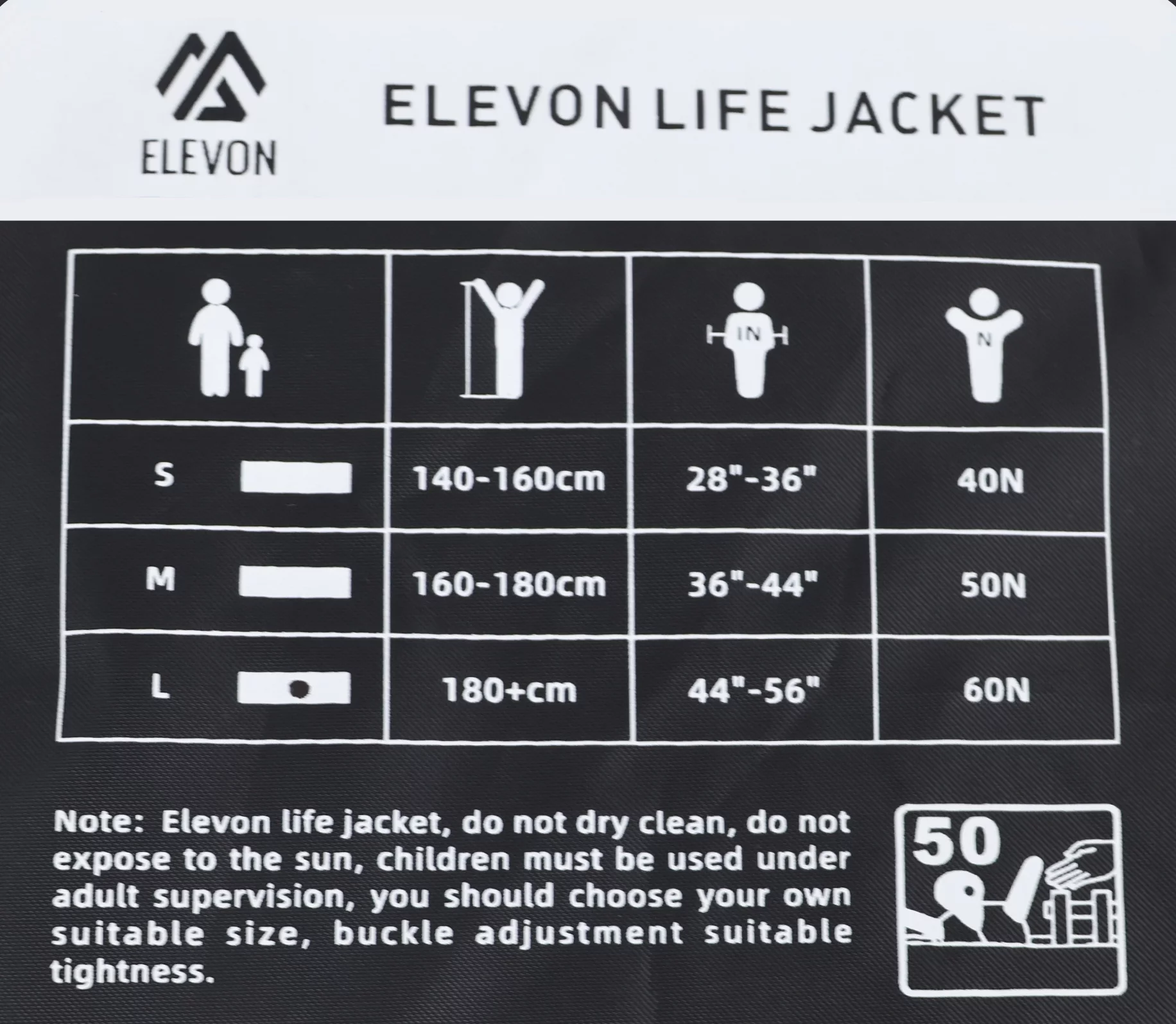 Elevon Padded Universal Kayak Boating Life Vest Life Jacket, Small, Medium and Large