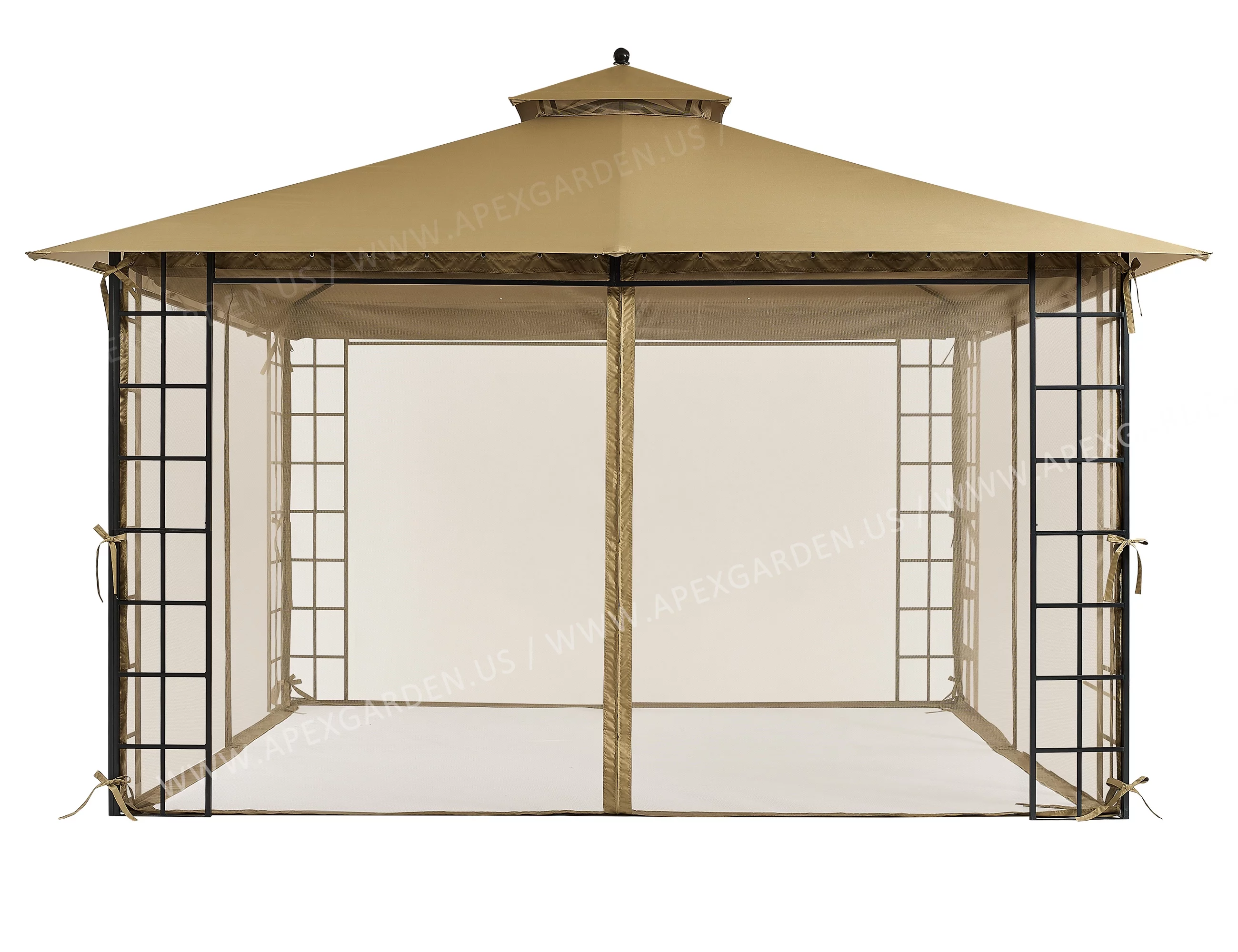 APEX GARDEN Melody II 10' x 12' Gazebo with Mosquito Net