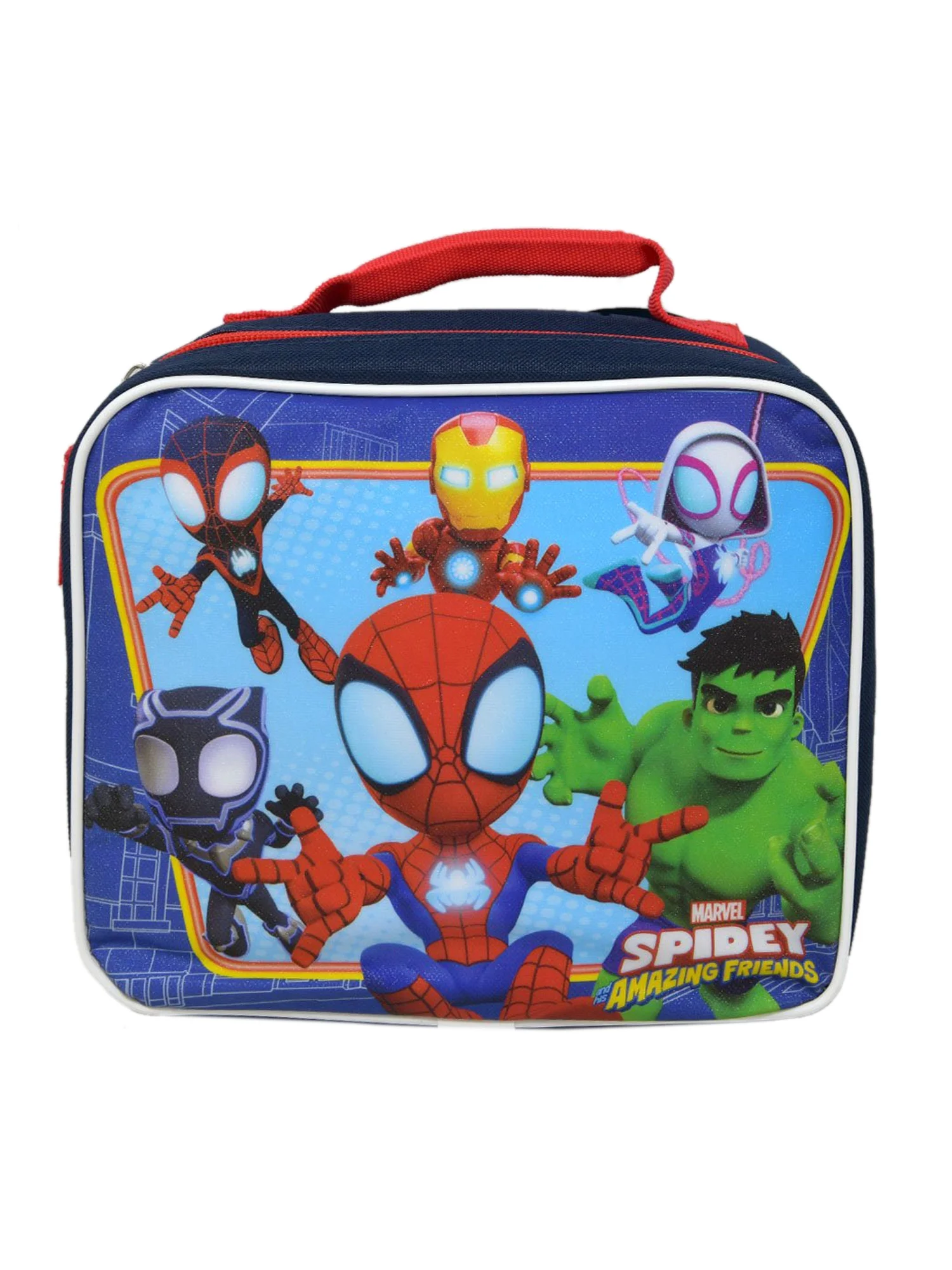 Spidey & Friends Insulated Lunch Bag & Marvel 16.5 oz Sullivan Water Bottle Set
