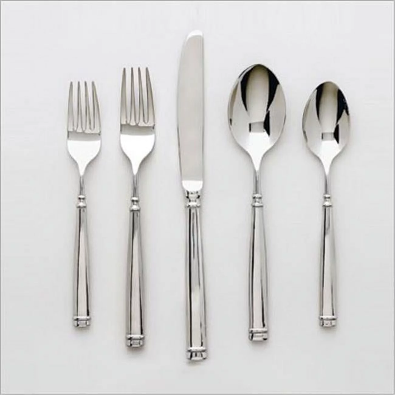 Ginko 079914-56005-4 Naples 5 Piece Place Setting - 18/10 Stainless - Mirror Finish