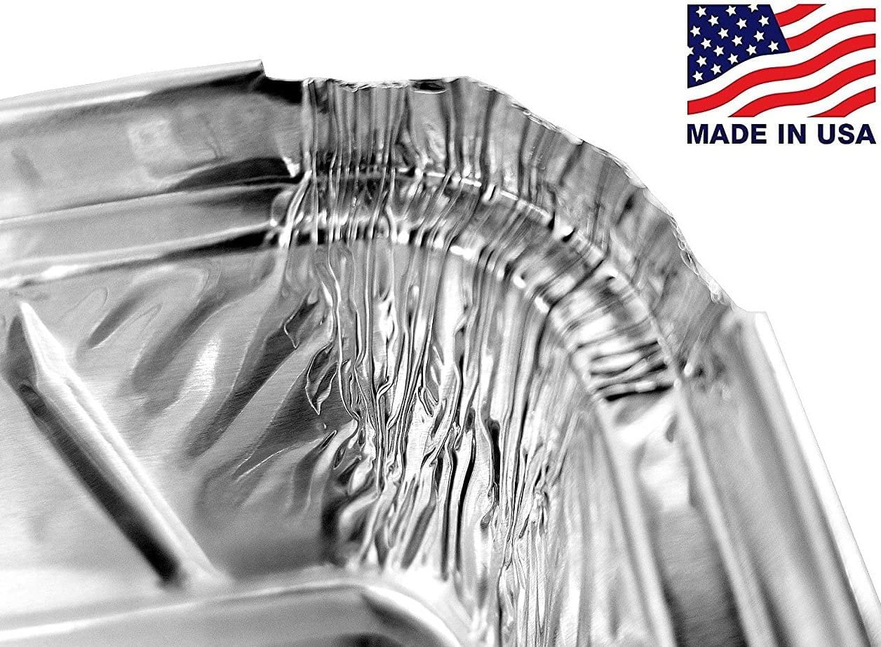 D&W Fine Pack 2 lb. Aluminum Foil Closable (IVC) Loaf/Bread Pan Tins w/Dome Lid (Pack of 100 Sets)