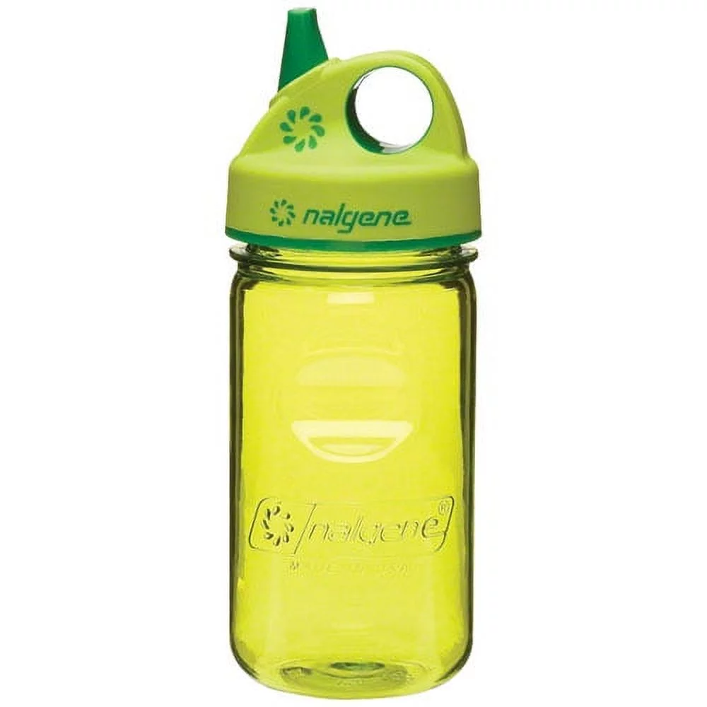 Nalgene Tritan Kid's Grip-n-Gulp Water Bottle 12oz Spring Green