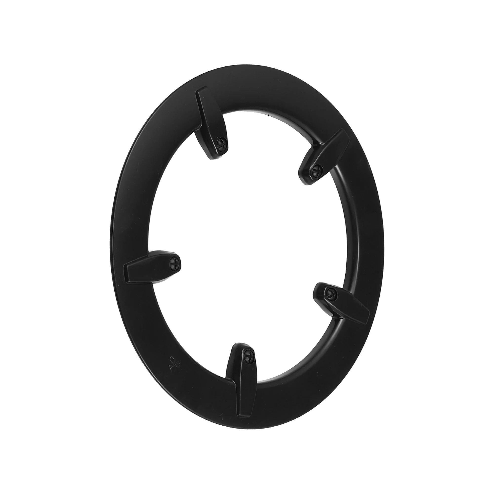 2 Pcs 6.5cm 5 Holes Bicycle Bike Crankset Chain Wheel Cover Protection Chain Wheel Protective Cover Black