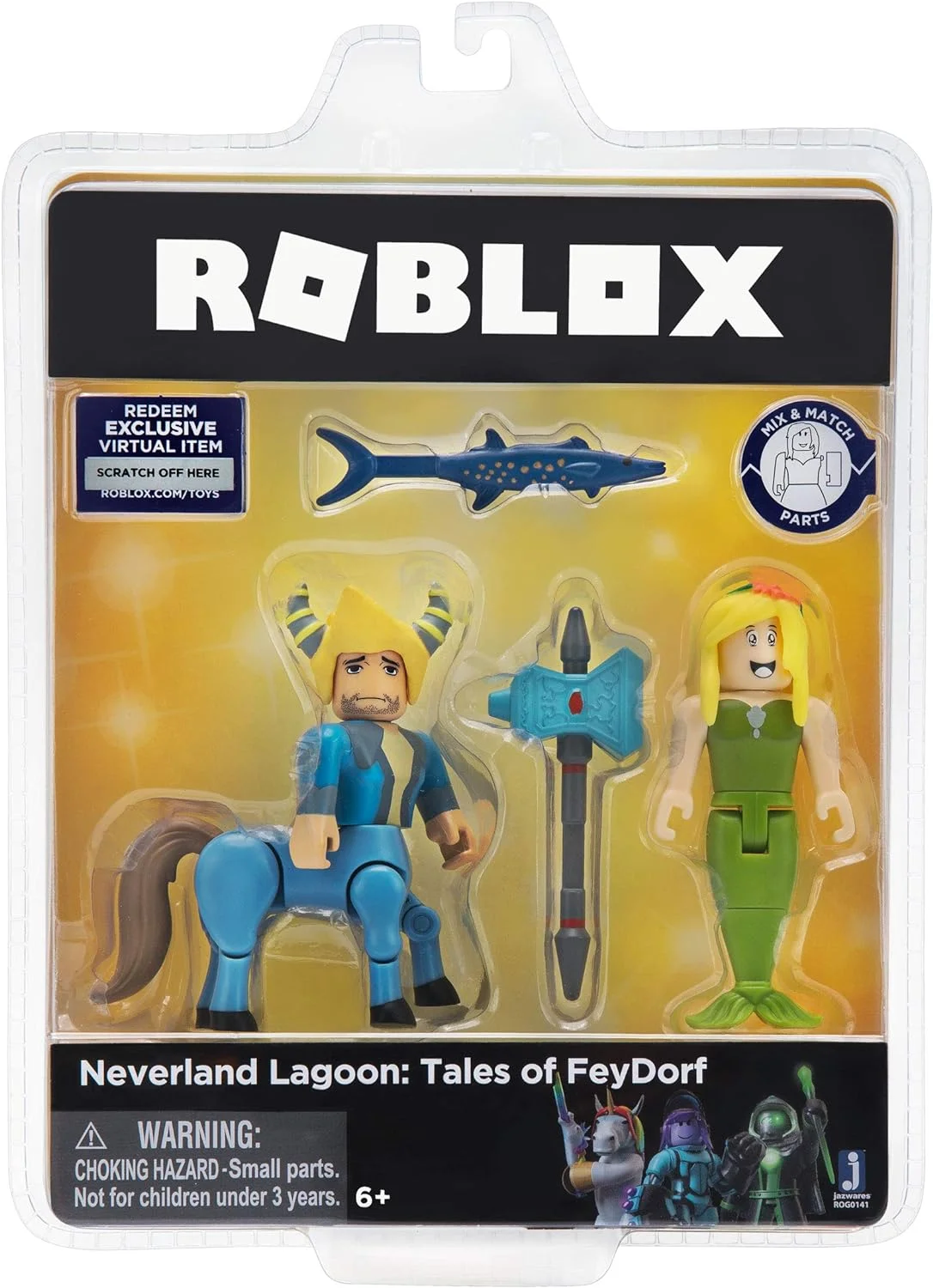 Roblox Celebrity Collection - Neverland Lagoon: Tales of FeyDorf Game-Pack [Includes Exclusive Virtual Item]