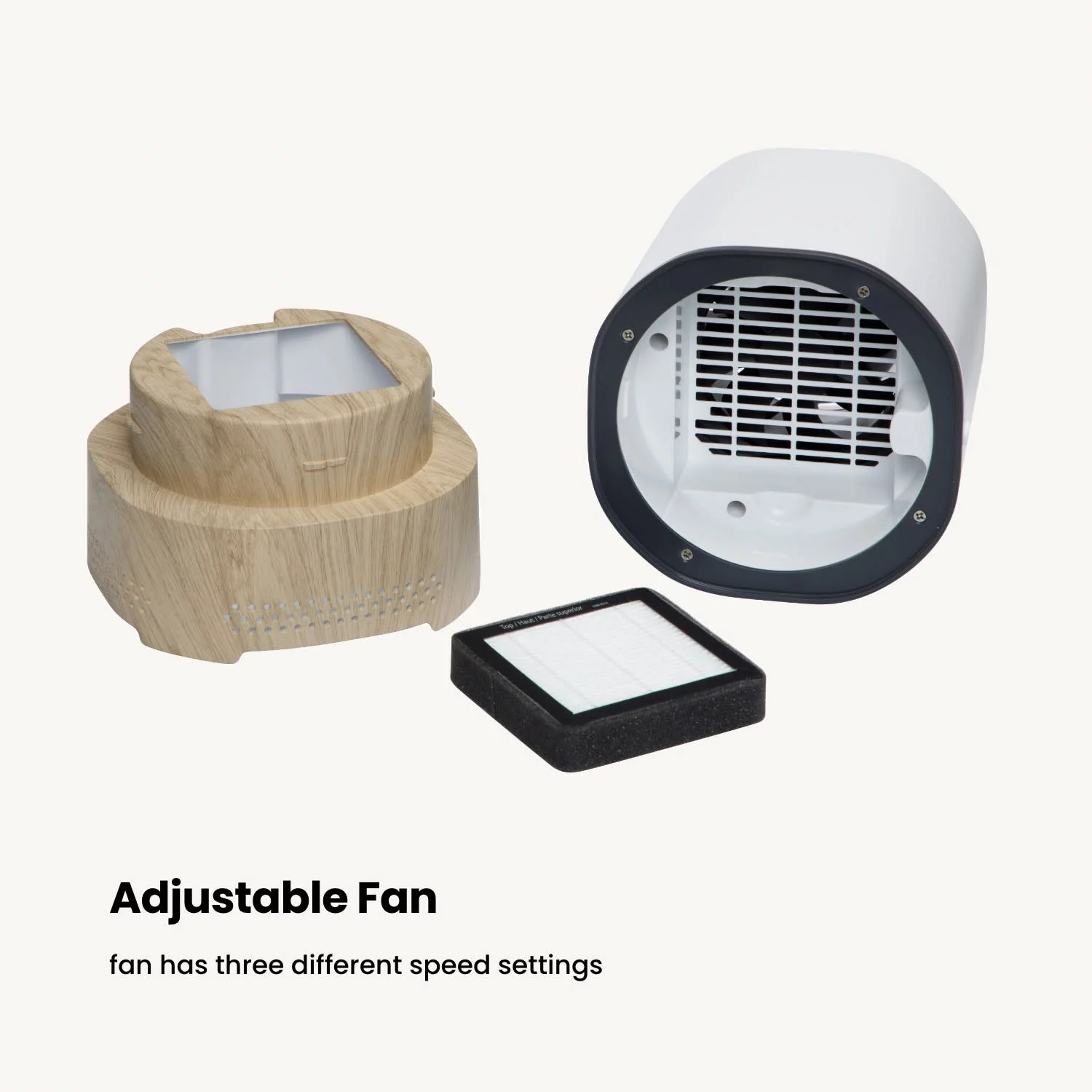 Safety 1st Smart Air Purifier, Natural with White