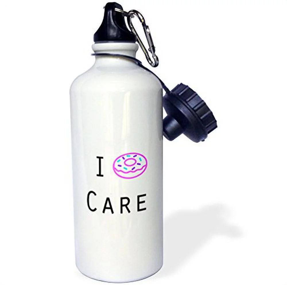 I DONUT CARE 21 oz Sports Water Bottle wb-224571-1