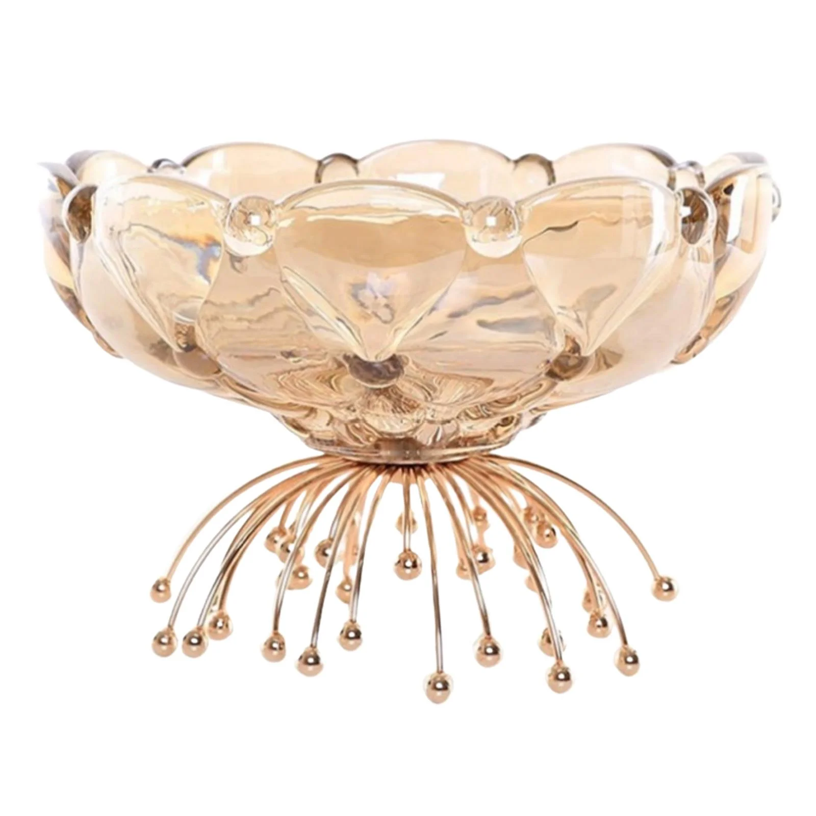 Baoblaze Dried Fruit Plate Multifunction Serving Bowls for Veggies Snacks Living Room 20x16x14cm