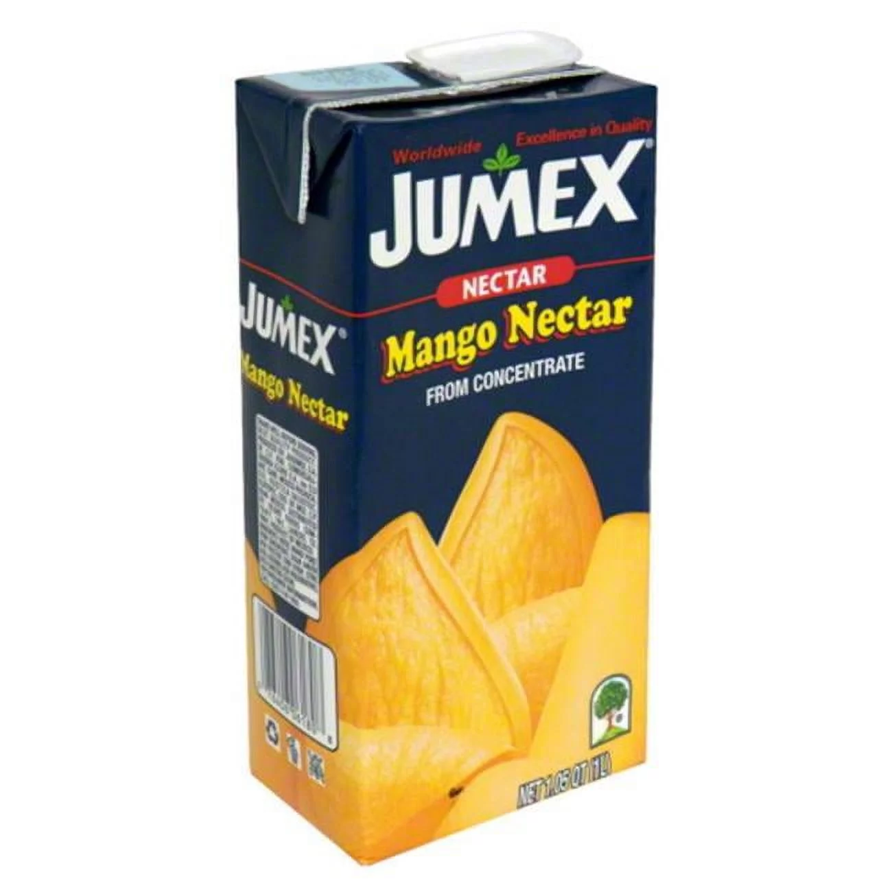 JUMEX JUICE TETRA MANGO-33.81 OZ -Pack of 12
