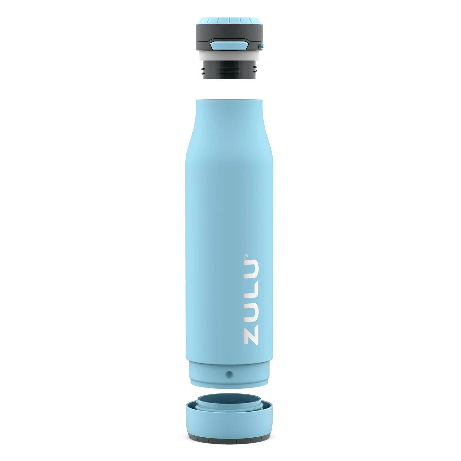 ZULU Ace 24oz Stainless Soft Chug Water Bottle BLK + BLU