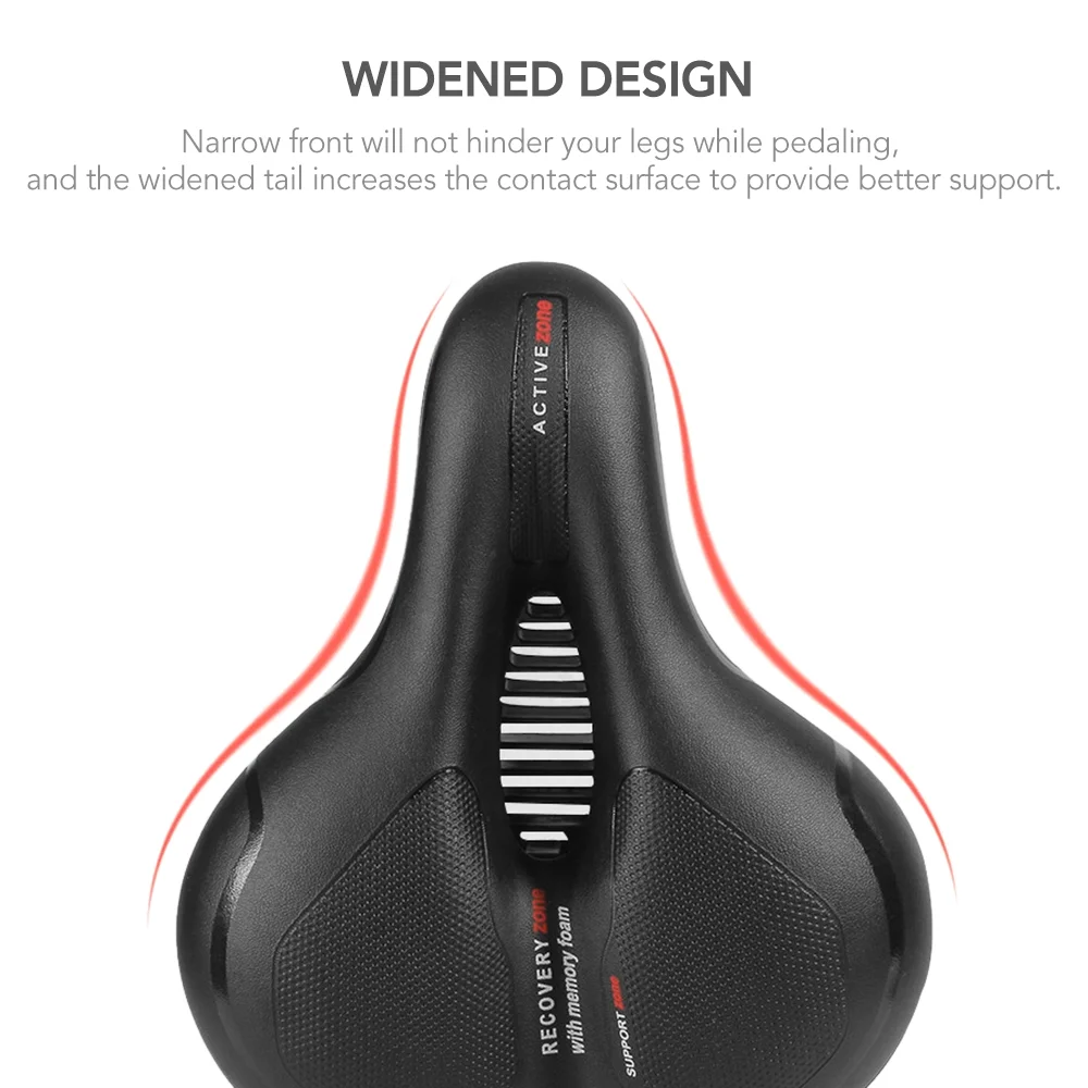Pristin Bike Saddle,MTB Bike Soft Seat Cushion Seat Breathable Saddle Bike seat Saddle Dual Soft Bike Saddle Waterproof QAHM seat HUIOP Waterproof