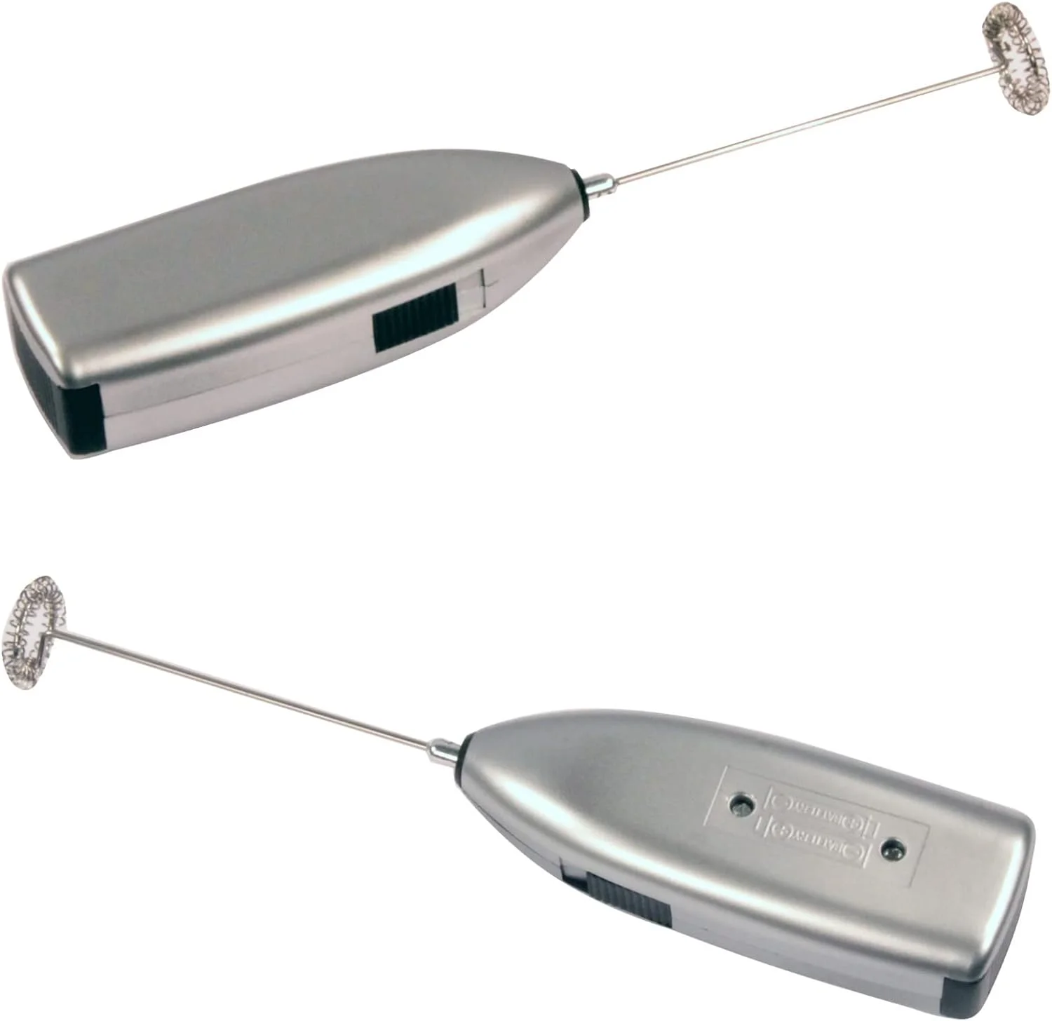 Handheld Milk Frother, Foam Maker, Mini Electric Drink Mixer For Coffee, Lattes, And Hot Chocolate With Stainless Steel Whisk (Set Of 2)