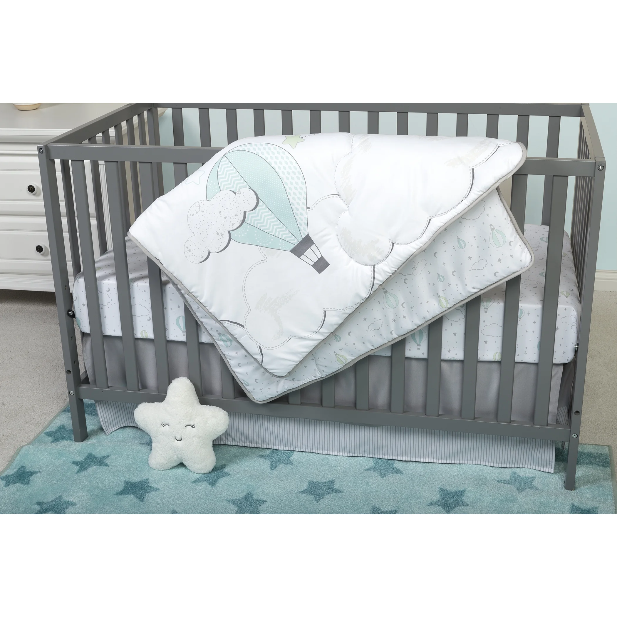 Sammy & Lou Unisex Starry Dreams 4 PC Baby Crib Bedding Set