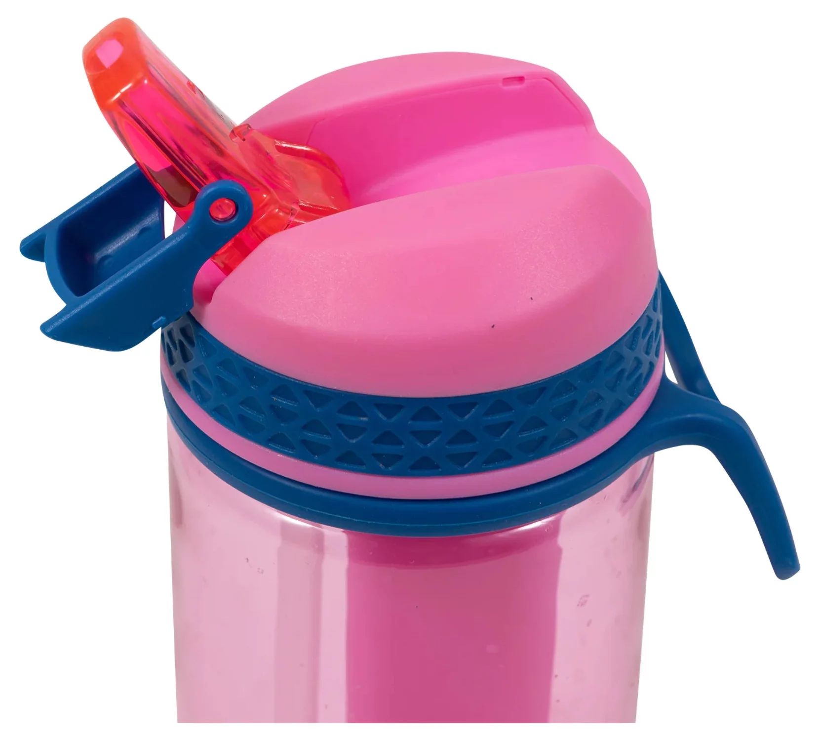 Cool Gear 4-Pack 18 oz Tritan Shatter Resistant Leakproof Water Bottle, Textured Silicone Band with Sipper Lid