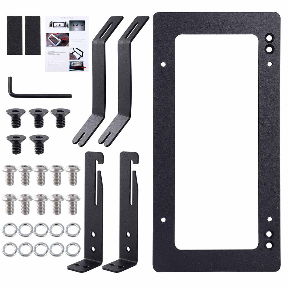 License Plate Frame Mount Holder Free Perforation for 2017-2022 Tesla Model 3