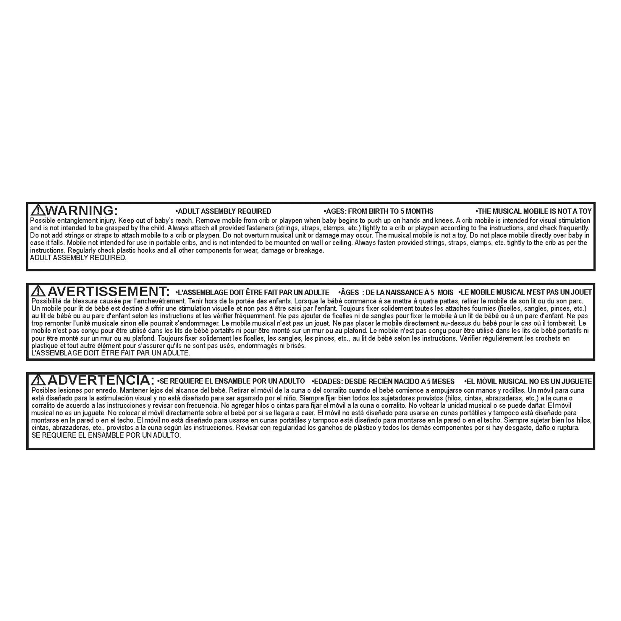 Sammy & Lou unisex Airplane Musical Crib Mobile, Airplane Character