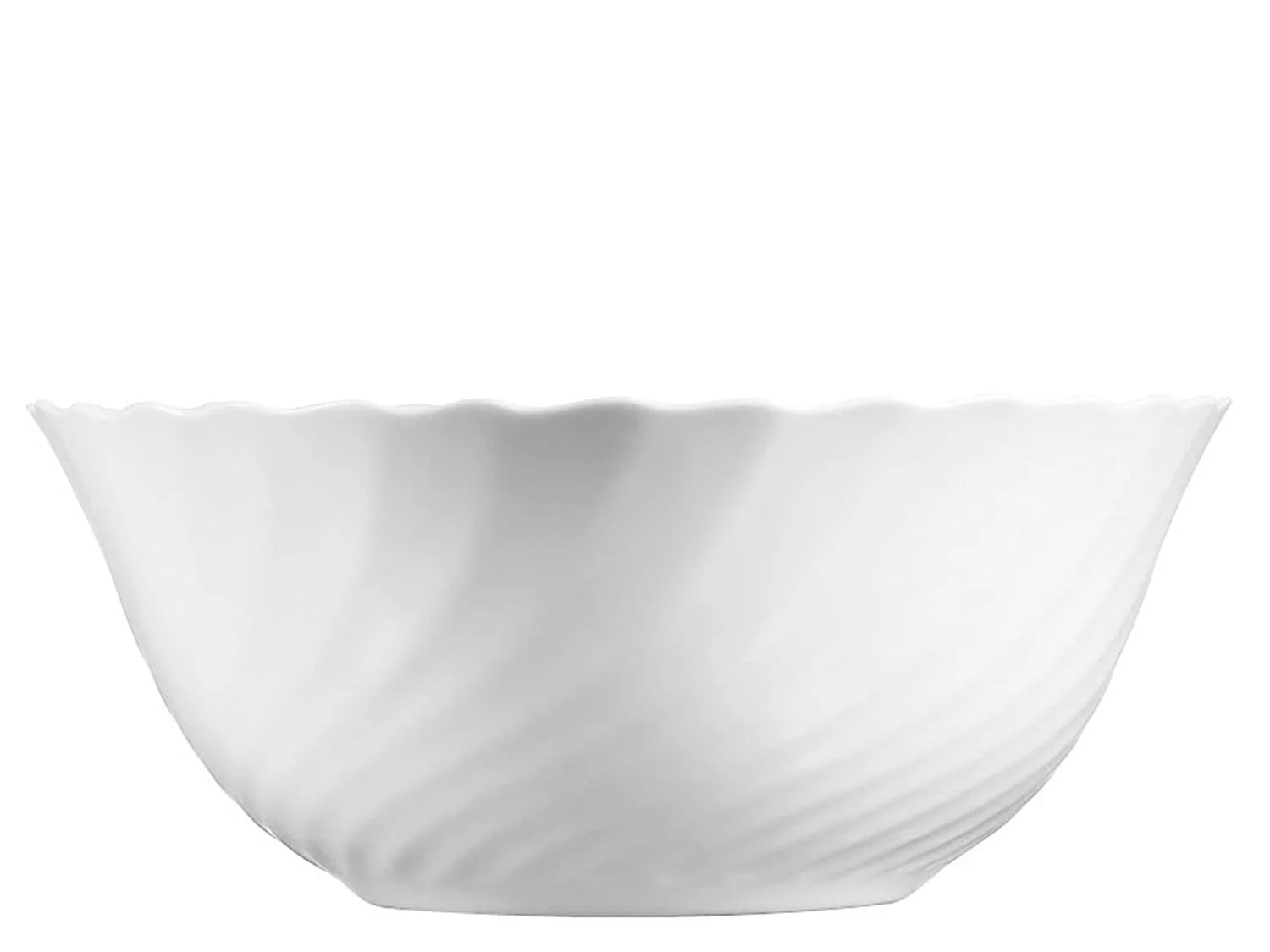 Luminarc Trianon White Glass Salad Bowl 24 cm