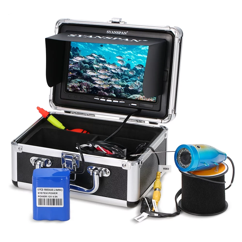 SYANSPAN Portable 7 Fishing Camera, Waterproof Underwater Viewing System for Anglers, 7