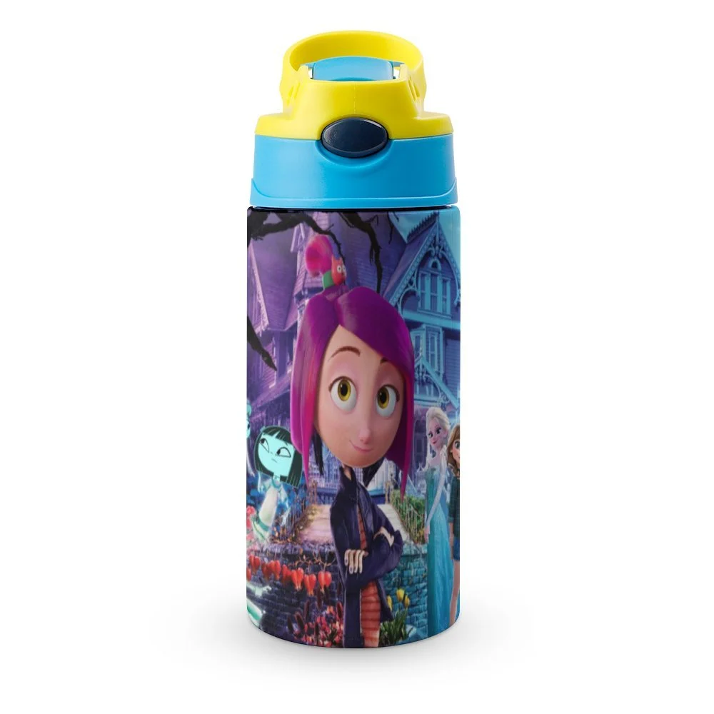 Two World Coraline Kid's Insulated Water Bottle With Straw Vacuum Stainless Steel Cup Leak-Proof Children Toddler Thermoses