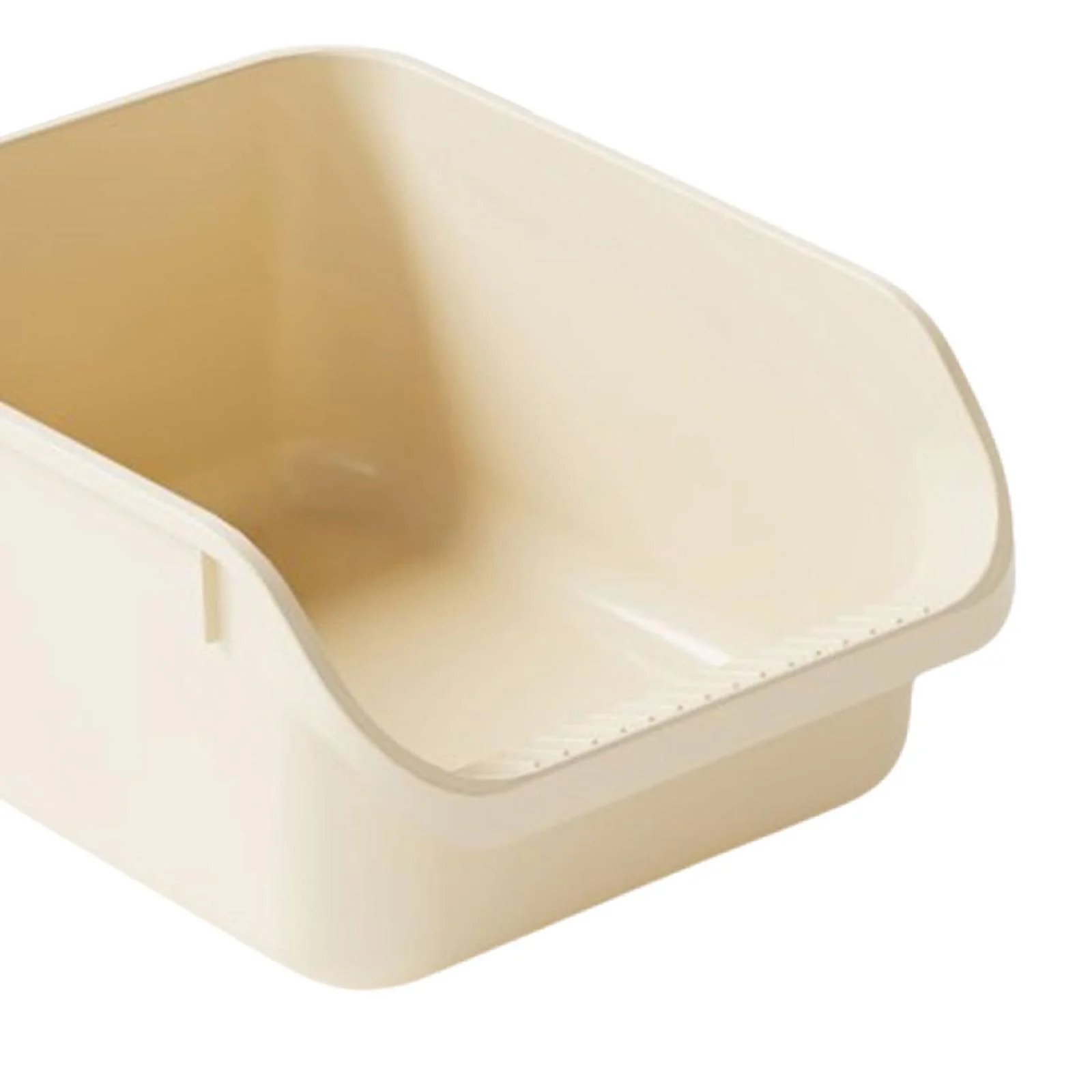 Toysmith Cat Toilet Sand Box s Litter Litter Container High Sided Easy Carry Kitty Litter Pan Cat Litter Toilet Beige